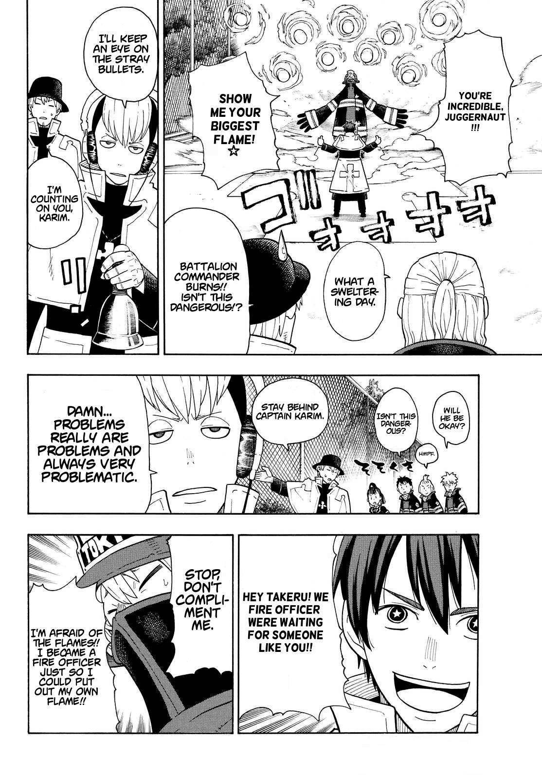 Enen no Shouboutai Chapter 23 page 8 - Chapter 23: The First Brigade's Abilities