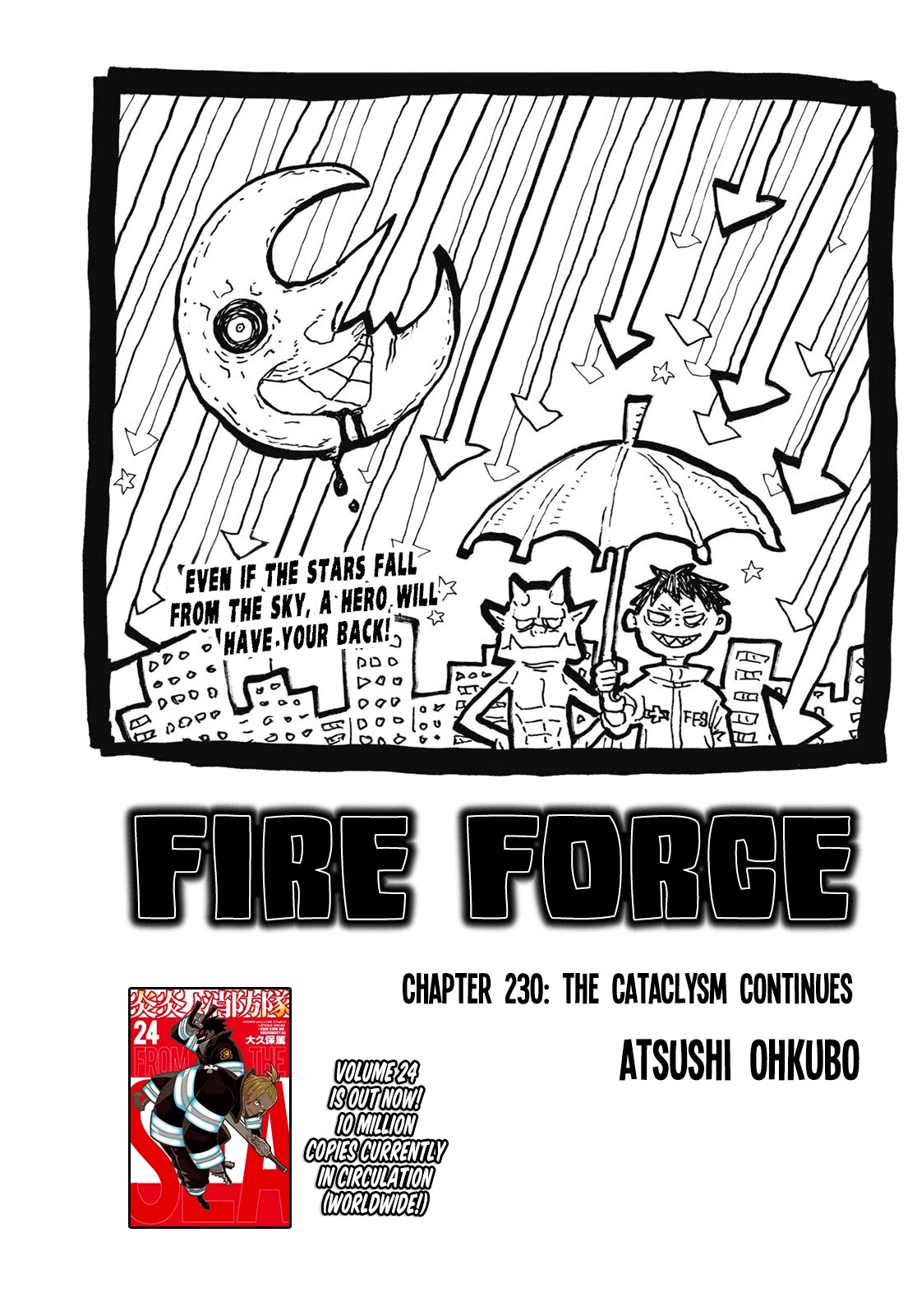 Enen no Shouboutai Chapter 230 page 1 - Chapter 230: The Cataclysm Continues