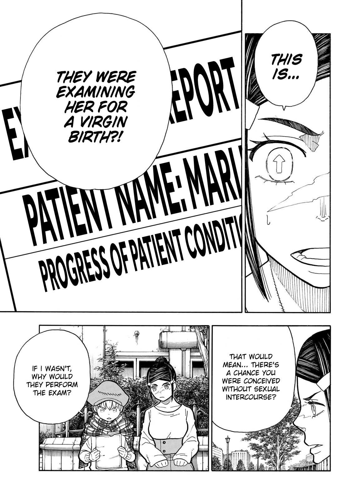 Enen no Shouboutai Chapter 231 page 8 - Chapter 231: Birth