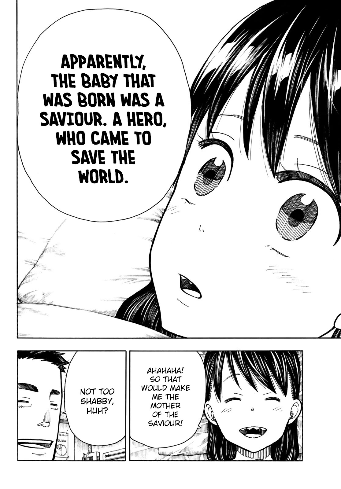 Enen no Shouboutai Chapter 232 page 14 - Chapter 232: Mari Kusakabe
