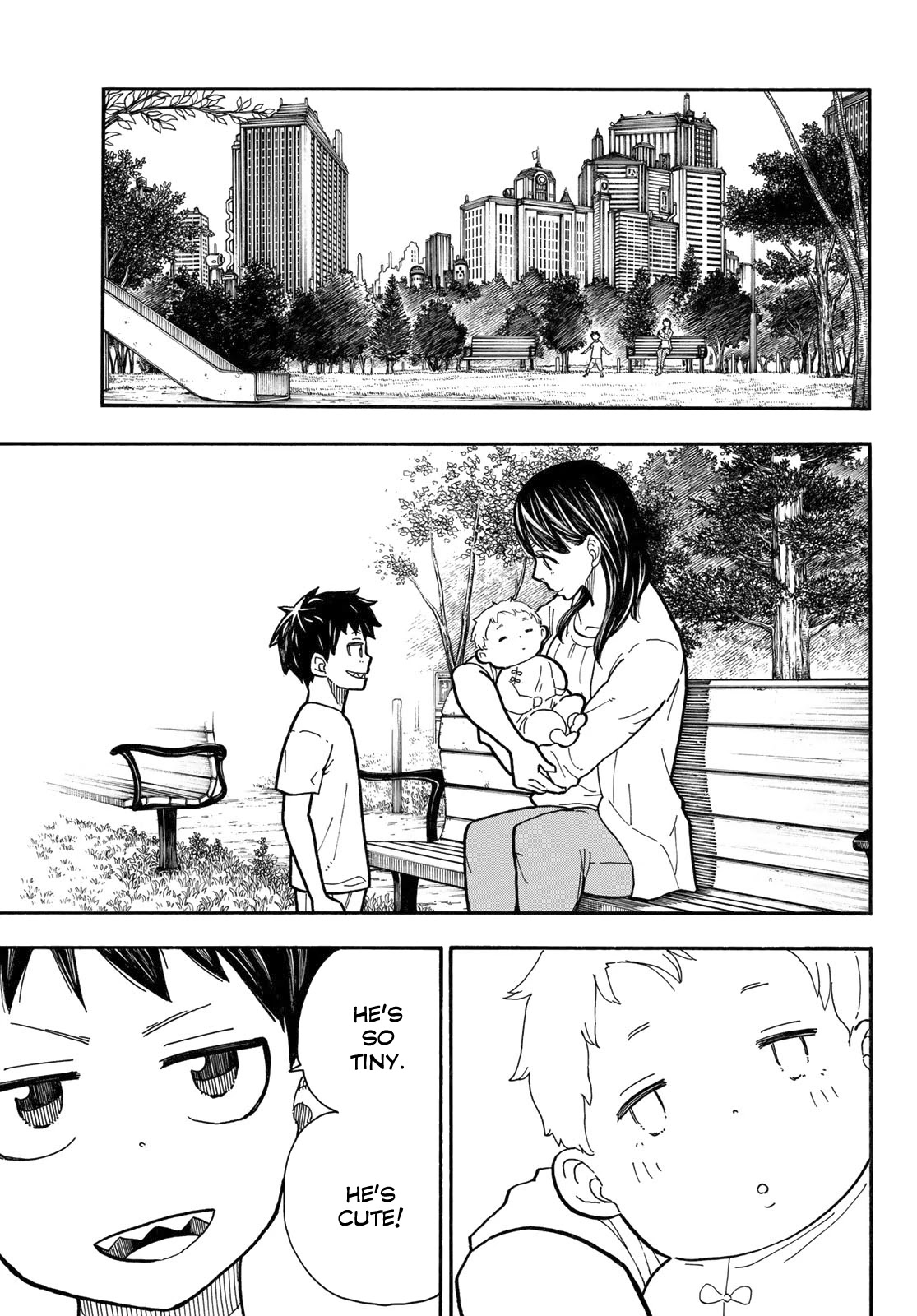 Enen no Shouboutai Chapter 233 page 4 - Chapter 233: Guardian Angel