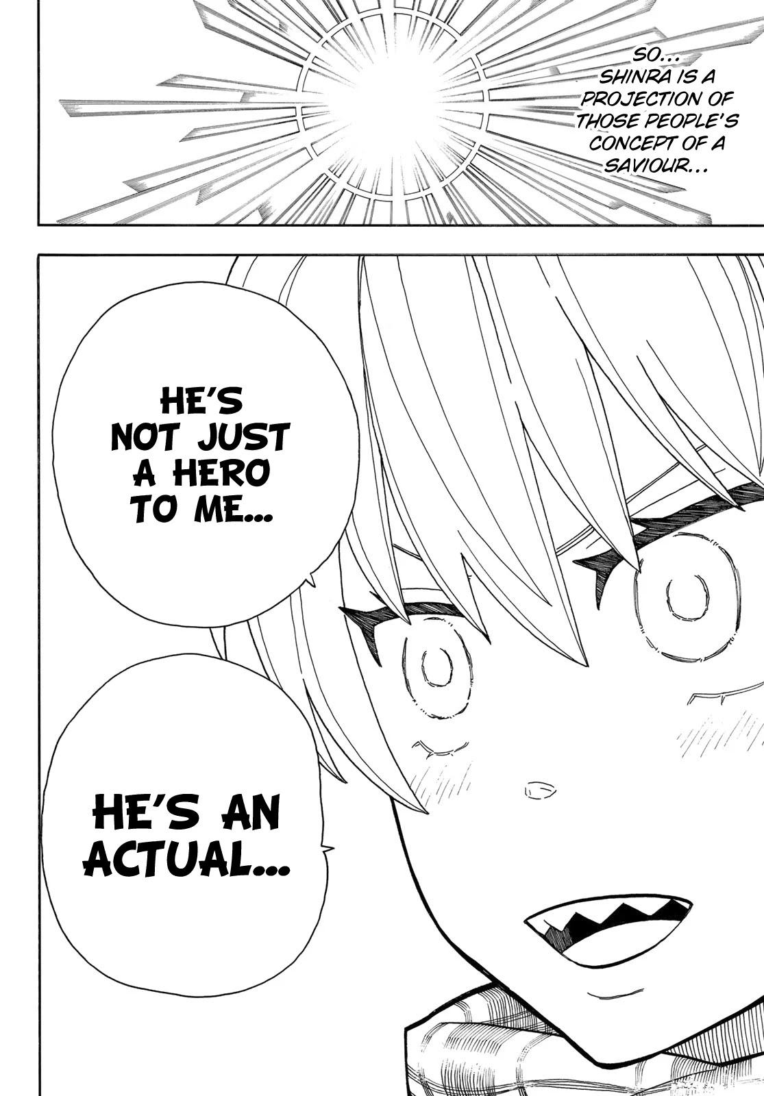 Enen no Shouboutai Chapter 233 page 9 - Chapter 233: Guardian Angel