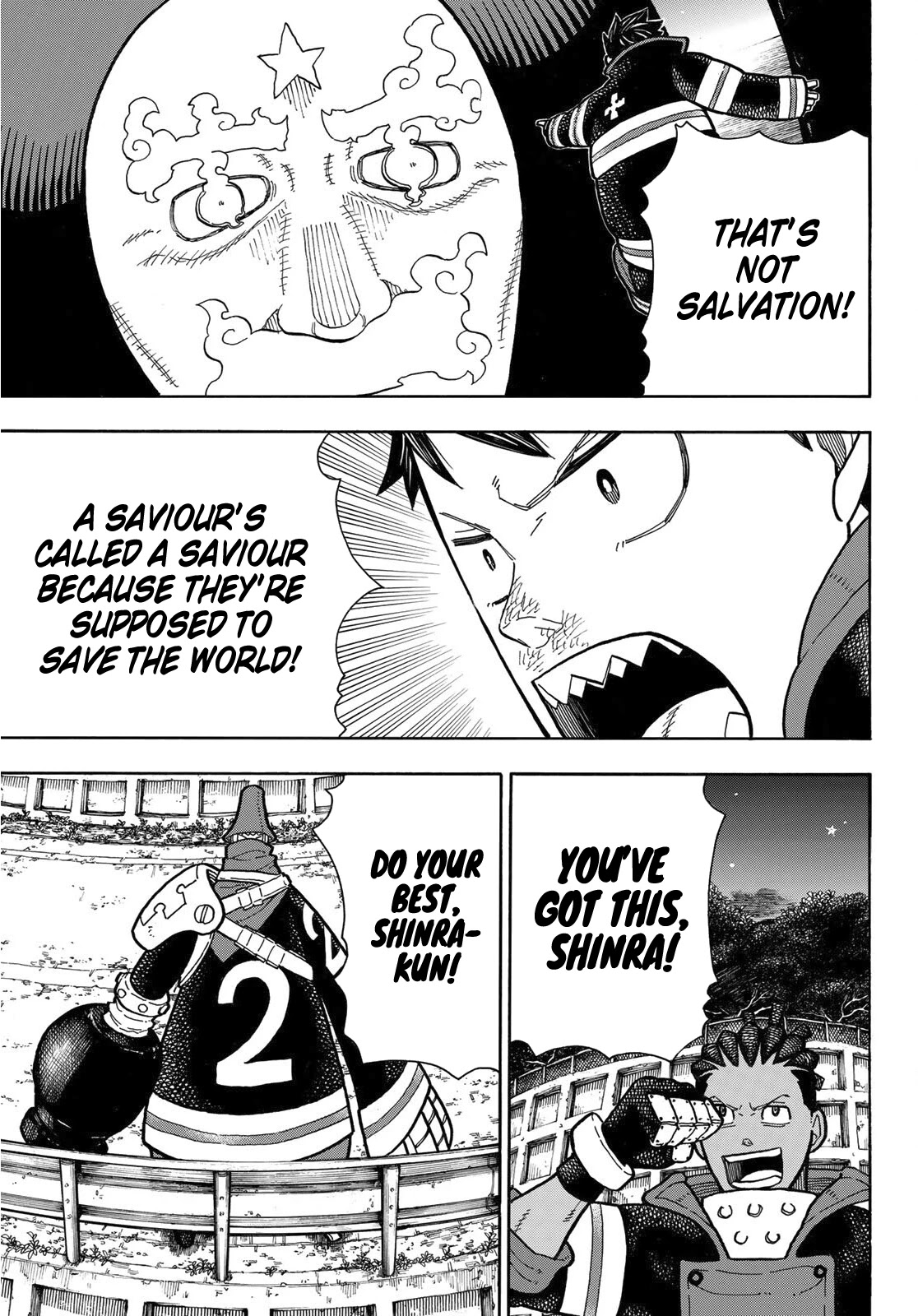 Enen no Shouboutai Chapter 238 page 10 - Chapter 238: That Figure