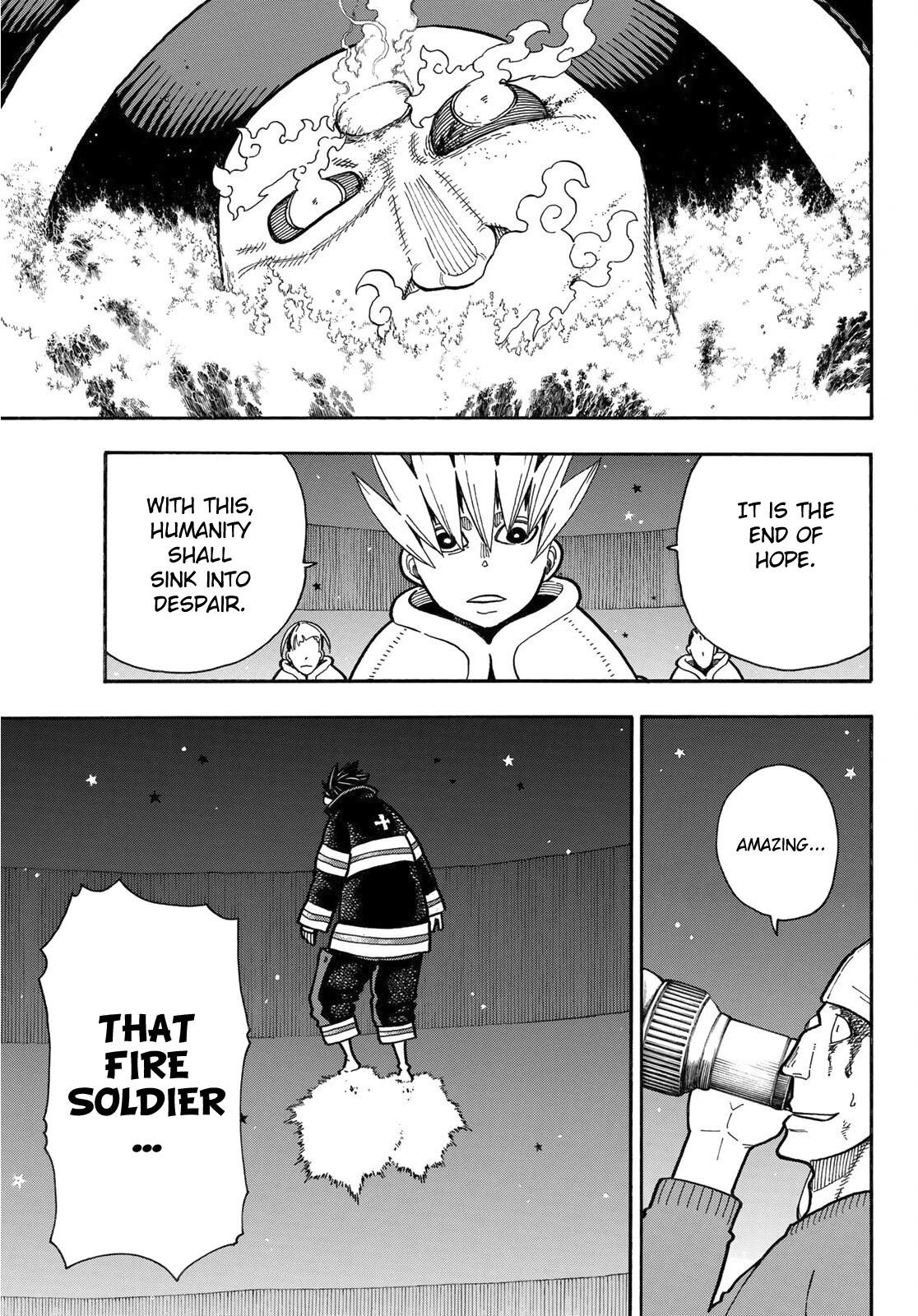 Enen no Shouboutai Chapter 238 page 18 - Chapter 238: That Figure