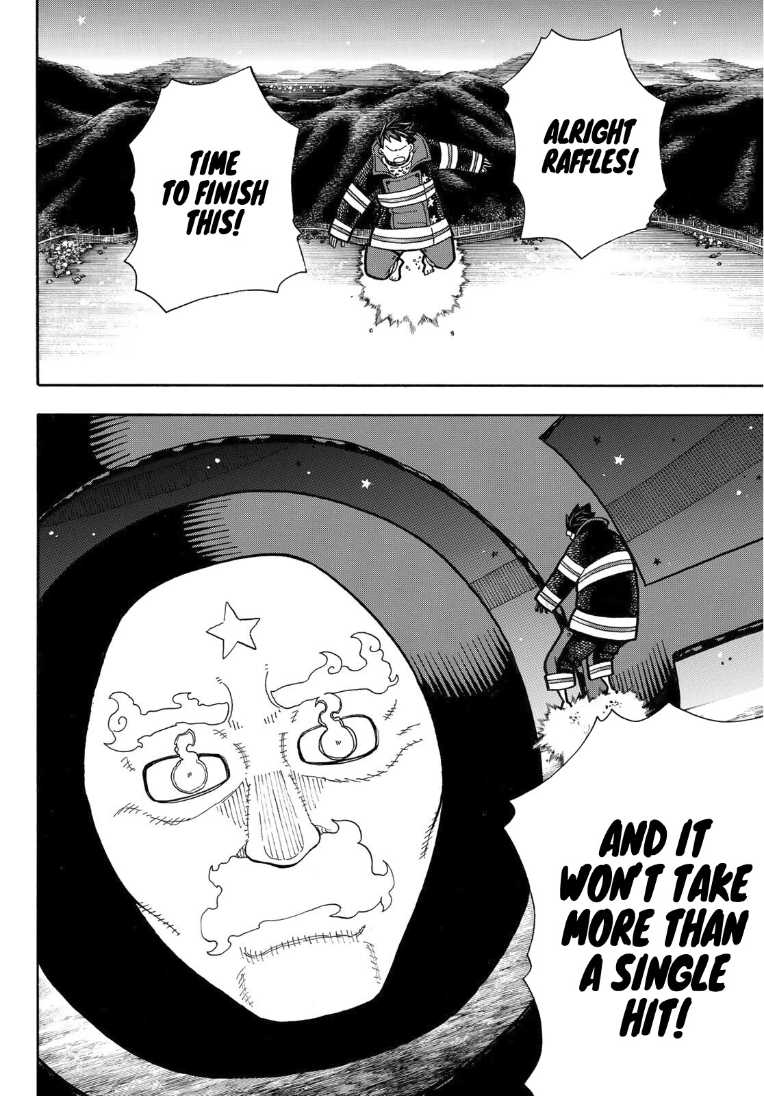 Enen no Shouboutai Chapter 238 page 3 - Chapter 238: That Figure