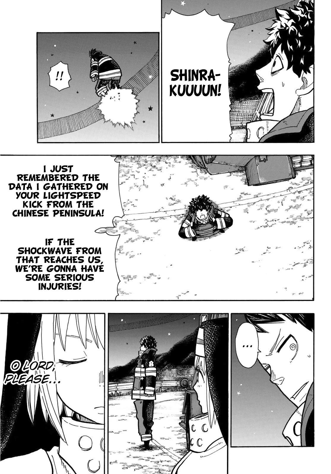 Enen no Shouboutai Chapter 238 page 4 - Chapter 238: That Figure