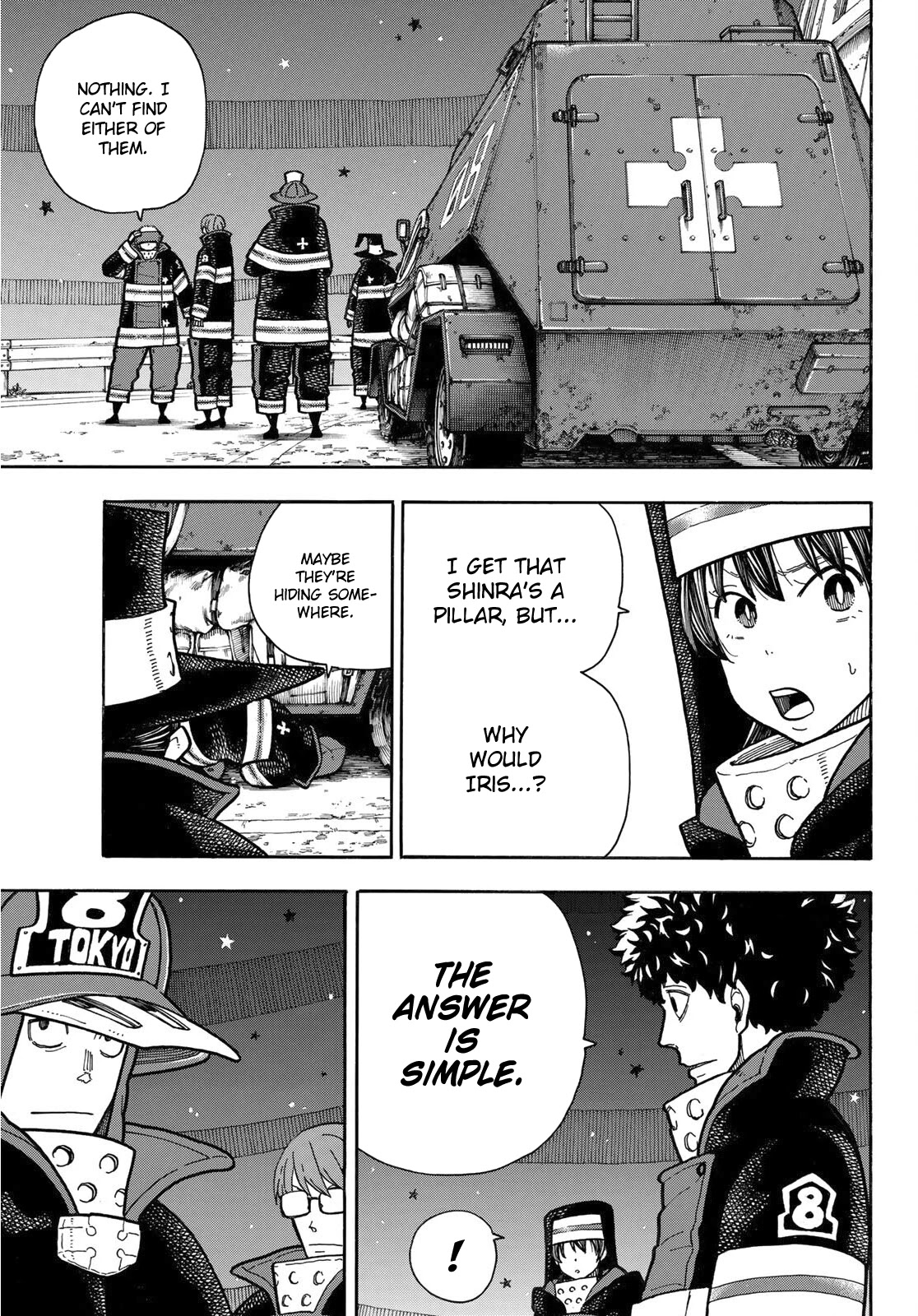 Enen no Shouboutai Chapter 239 page 10 - Chapter 239: The Vanished Hero