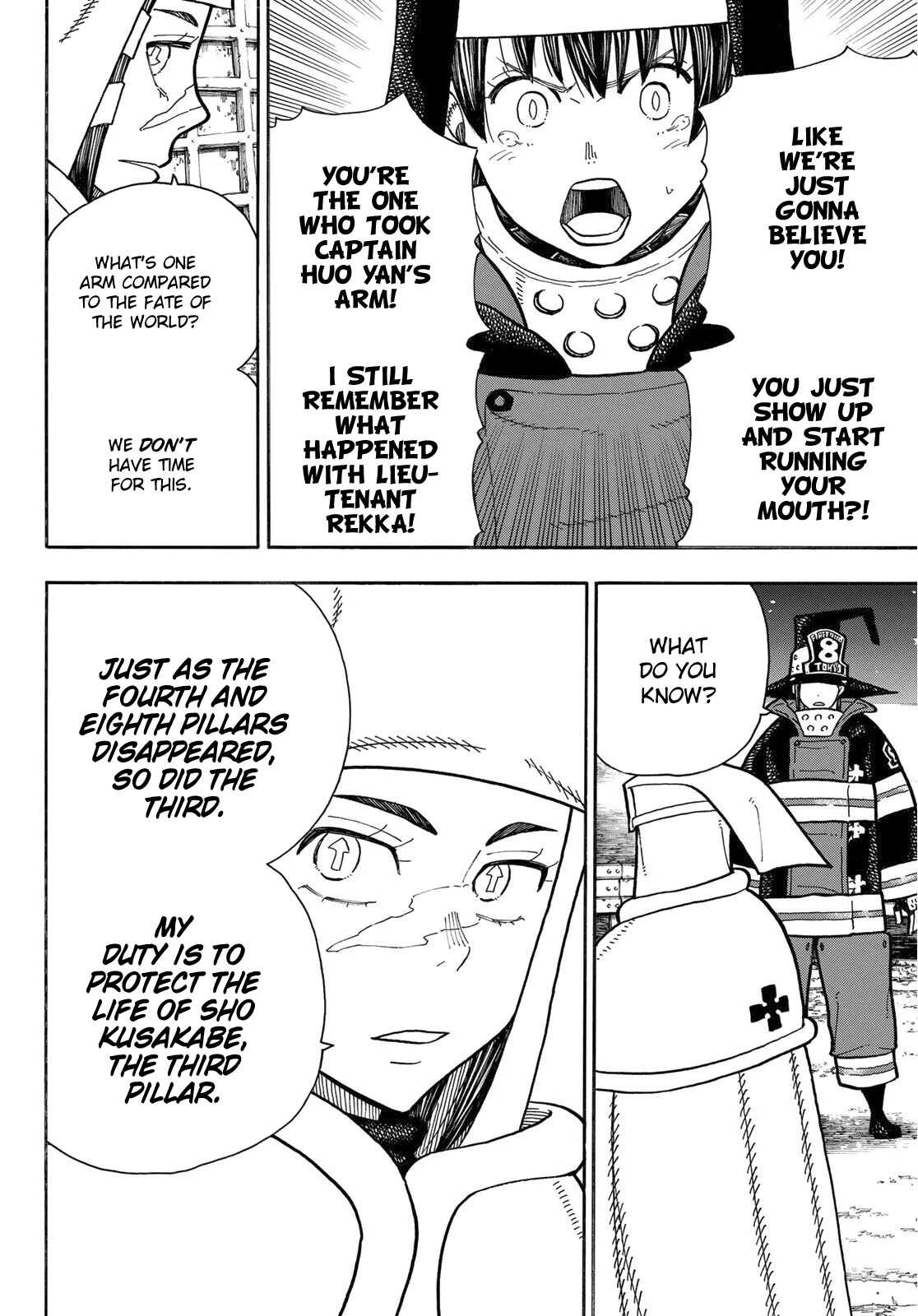 Enen no Shouboutai Chapter 239 page 13 - Chapter 239: The Vanished Hero