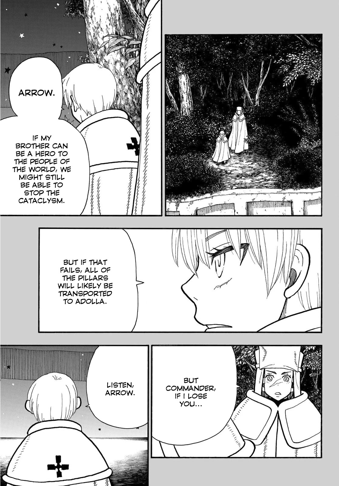 Enen no Shouboutai Chapter 239 page 14 - Chapter 239: The Vanished Hero