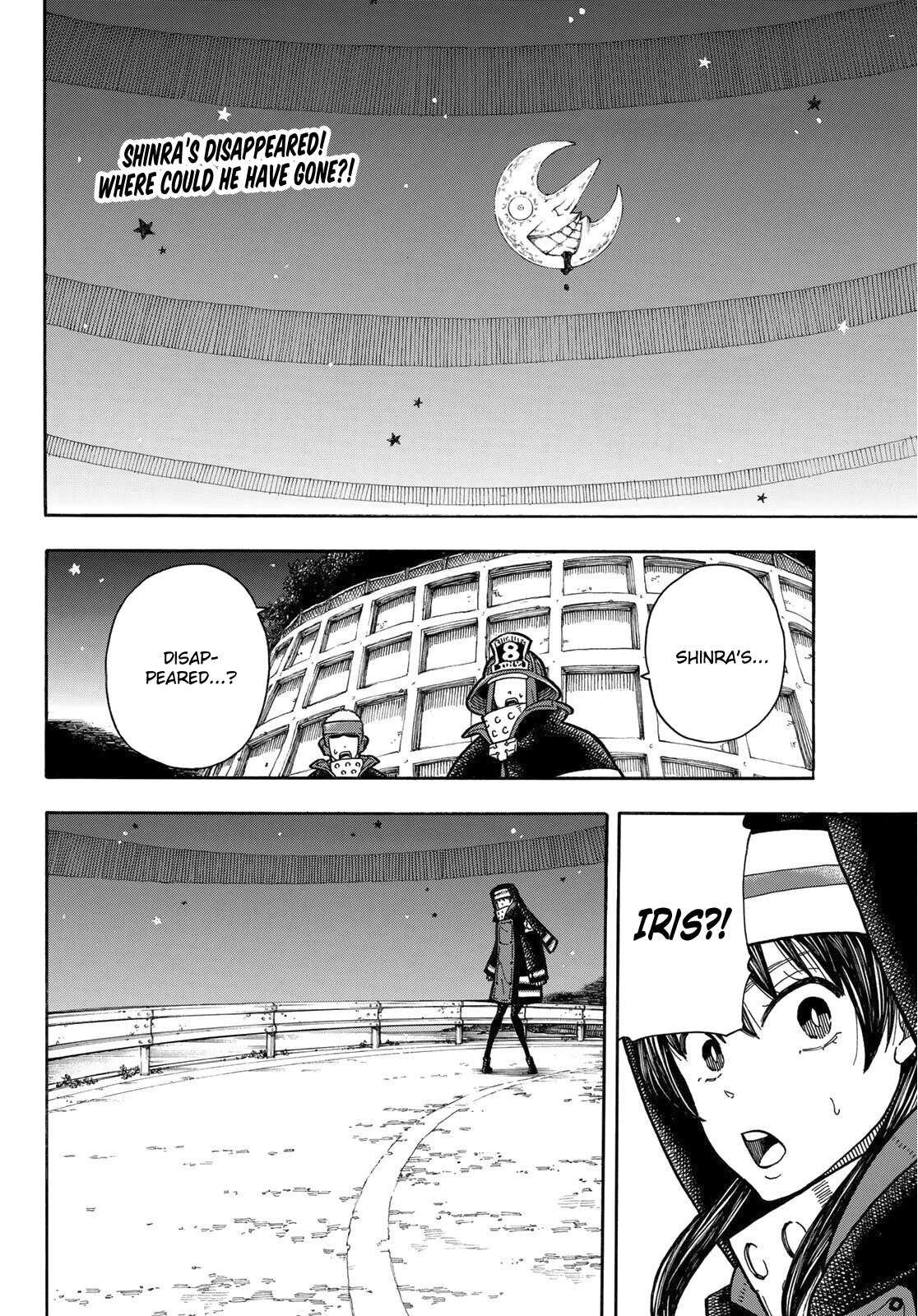 Enen no Shouboutai Chapter 239 page 3 - Chapter 239: The Vanished Hero