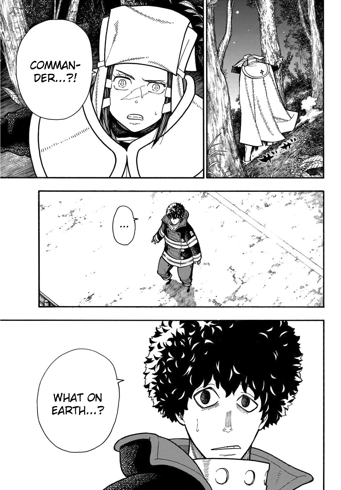 Enen no Shouboutai Chapter 239 page 4 - Chapter 239: The Vanished Hero