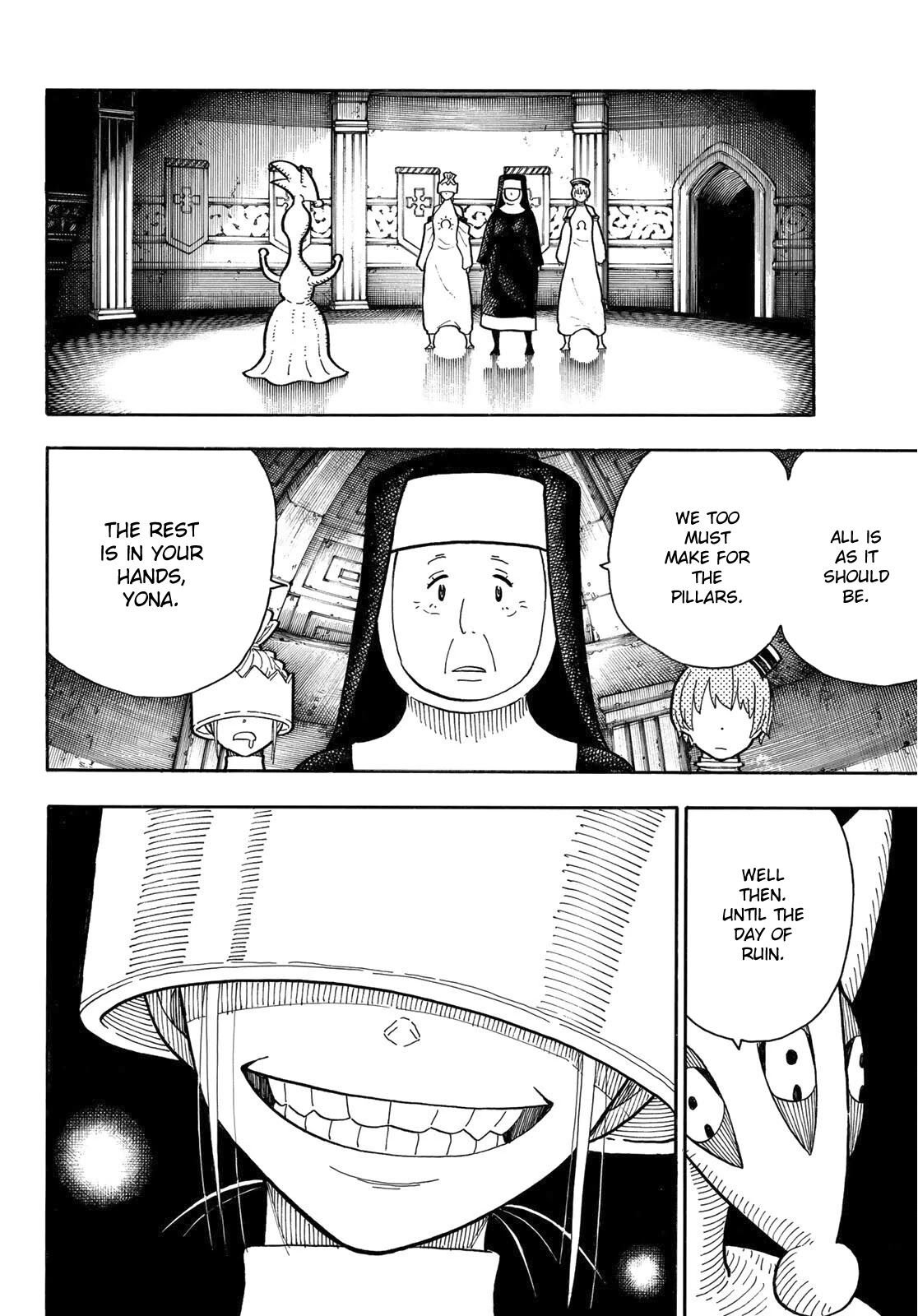 Enen no Shouboutai Chapter 239 page 5 - Chapter 239: The Vanished Hero