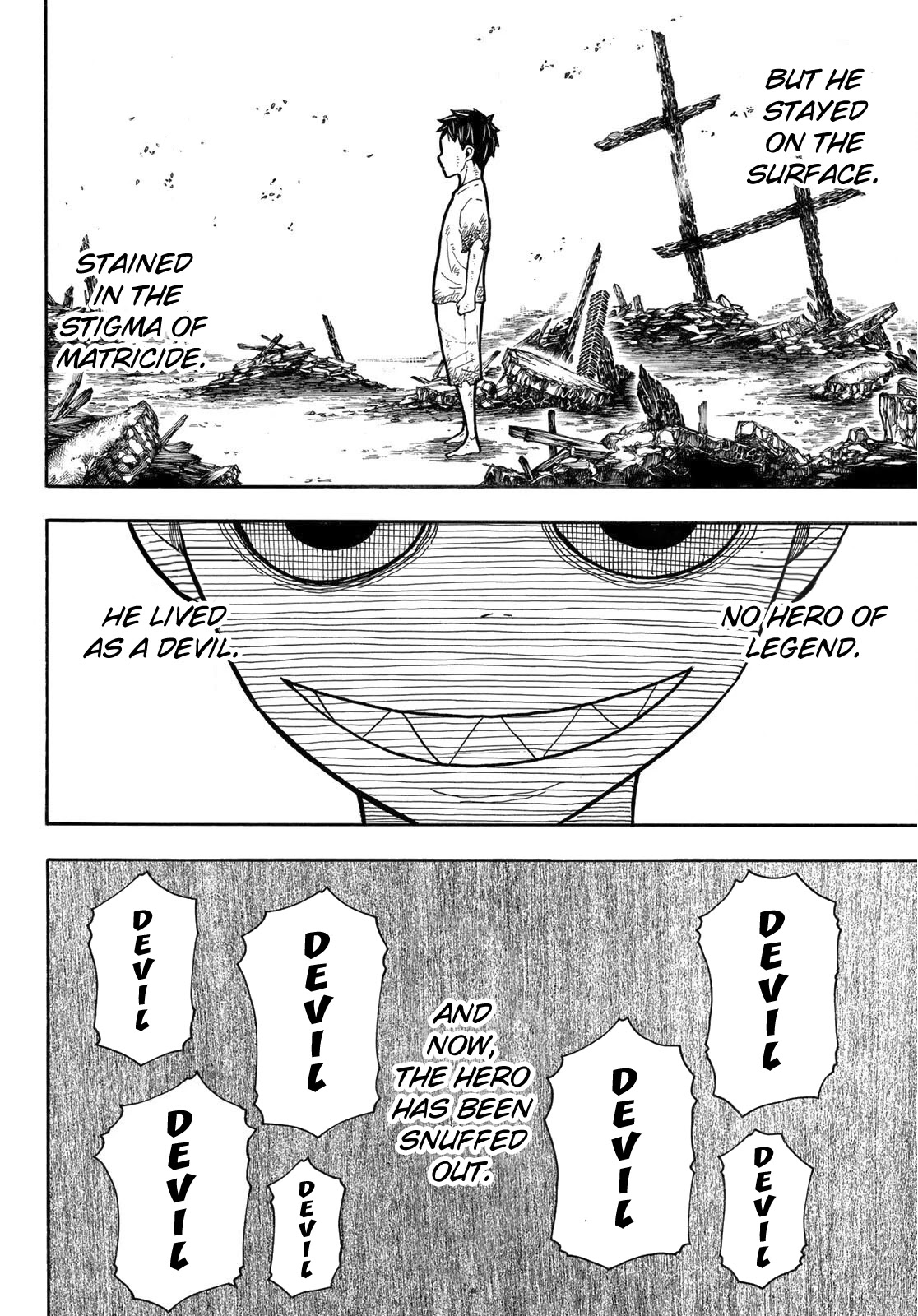 Enen no Shouboutai Chapter 239 page 7 - Chapter 239: The Vanished Hero