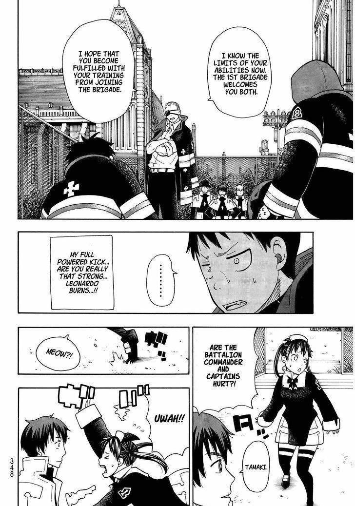 Enen no Shouboutai Chapter 24 page 14 - Chapter 24: Shinra vs Burns