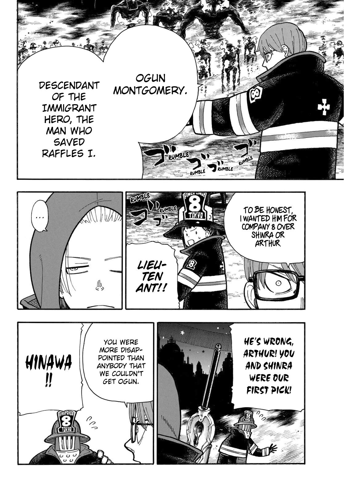Enen no Shouboutai Chapter 242 page 13 - Chapter 242: The Woven Lineage