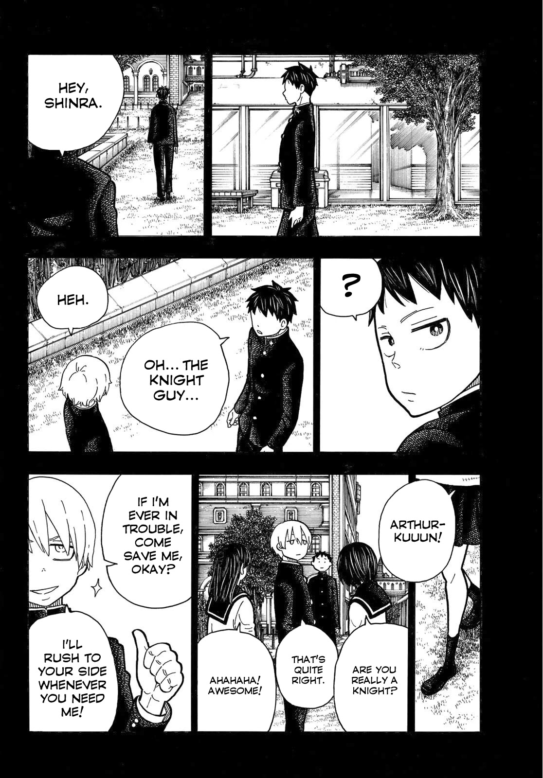 Enen no Shouboutai Chapter 243 page 11 - Chapter 243: Us Back in the Day