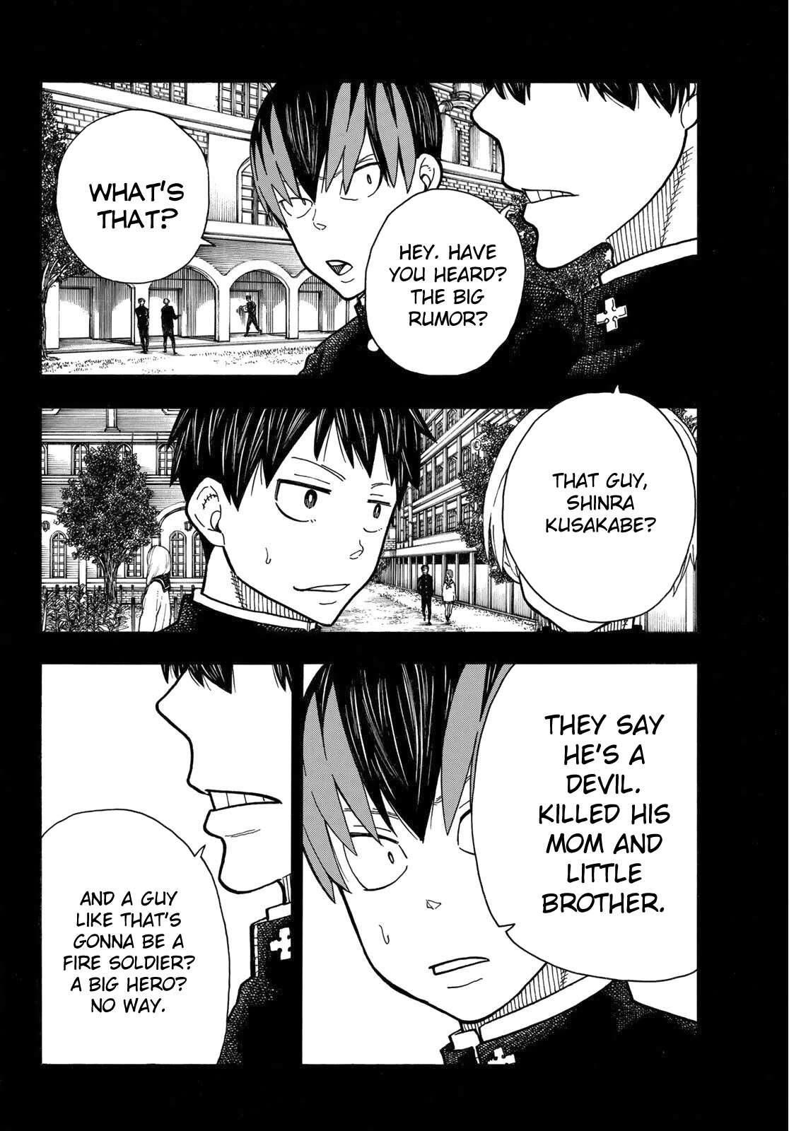 Enen no Shouboutai Chapter 243 page 15 - Chapter 243: Us Back in the Day