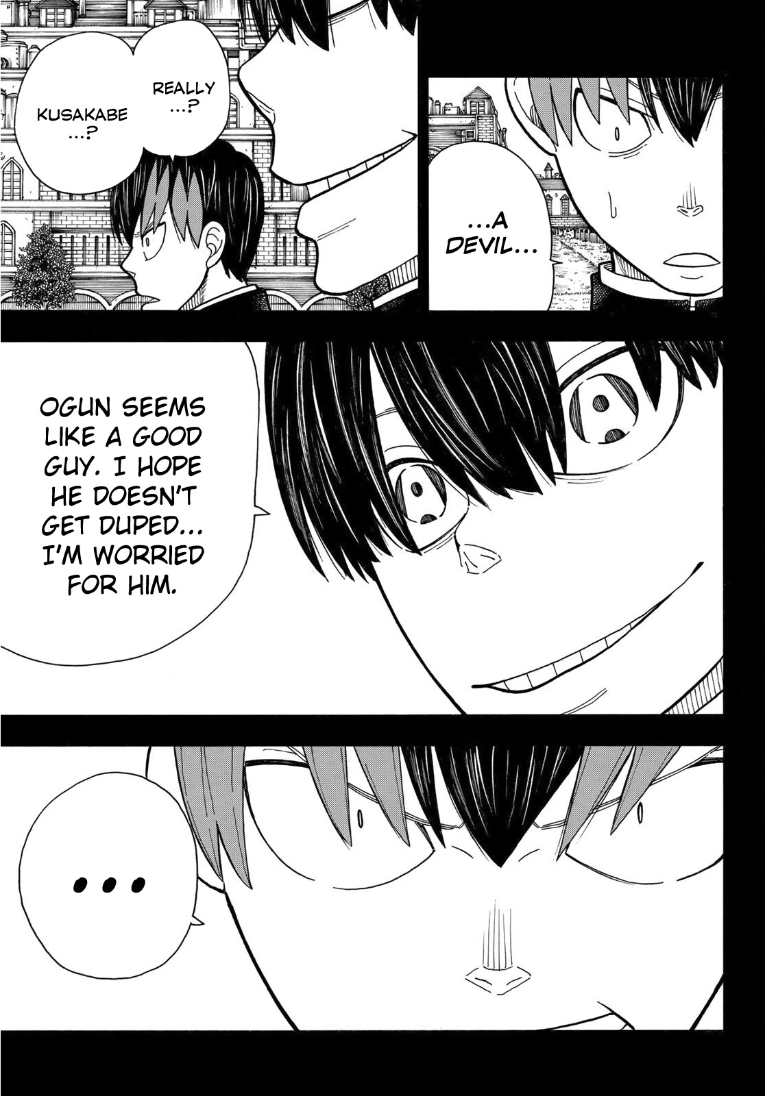 Enen no Shouboutai Chapter 243 page 16 - Chapter 243: Us Back in the Day
