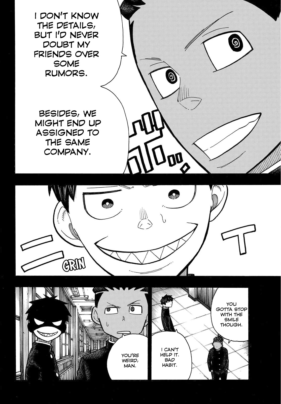 Enen no Shouboutai Chapter 243 page 19 - Chapter 243: Us Back in the Day