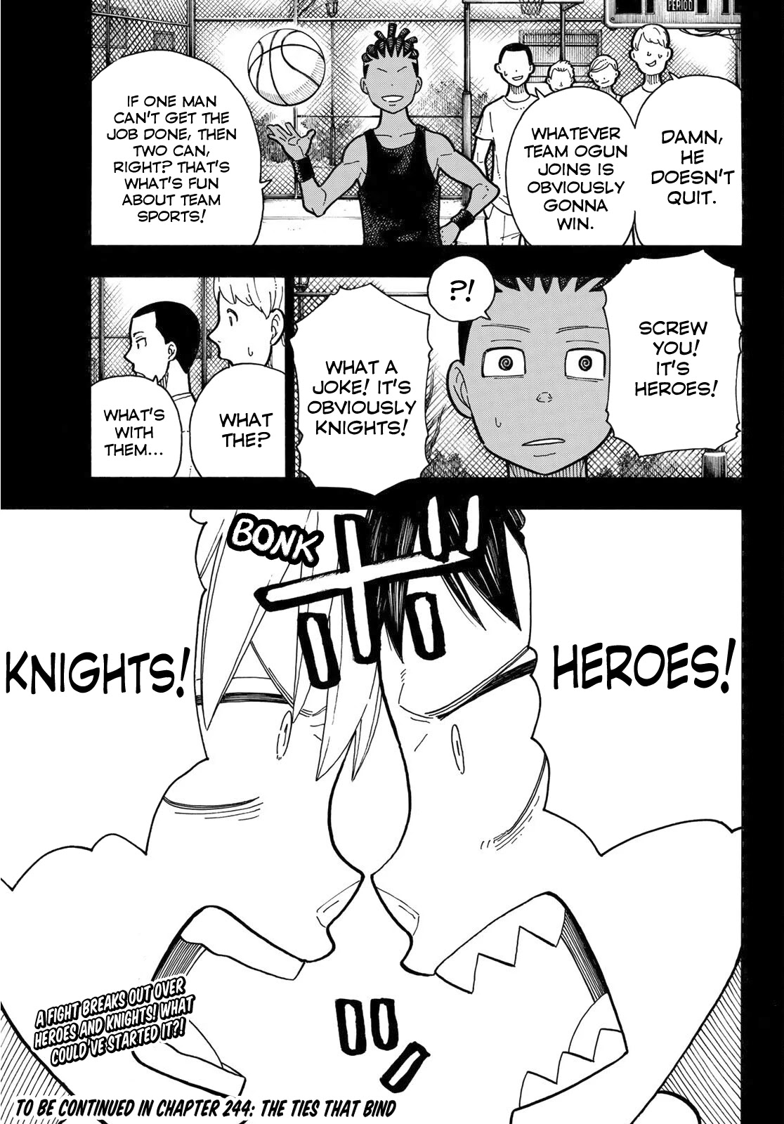 Enen no Shouboutai Chapter 243 page 20 - Chapter 243: Us Back in the Day
