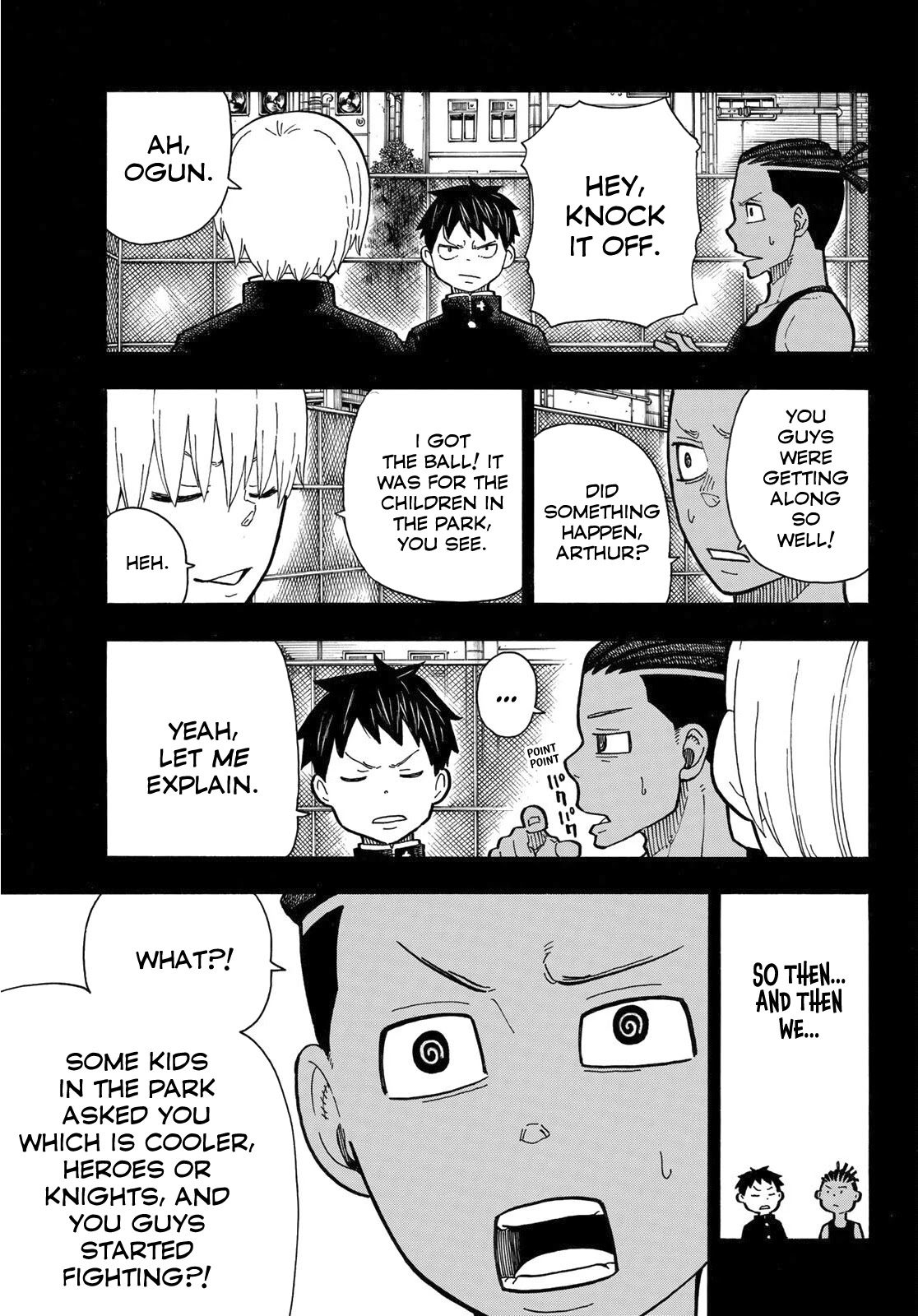 Enen no Shouboutai Chapter 244 page 4 - Chapter 244: The Ties that Bind