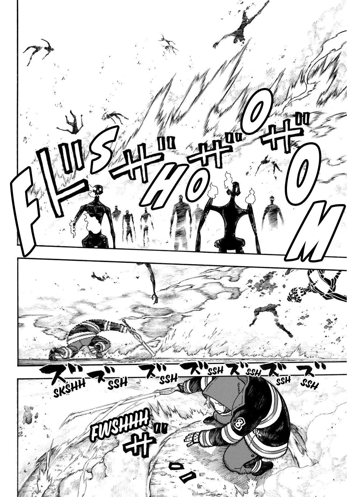Enen no Shouboutai Chapter 245 page 16 - Chapter 245: Dragon vs. Knight, The Rematch