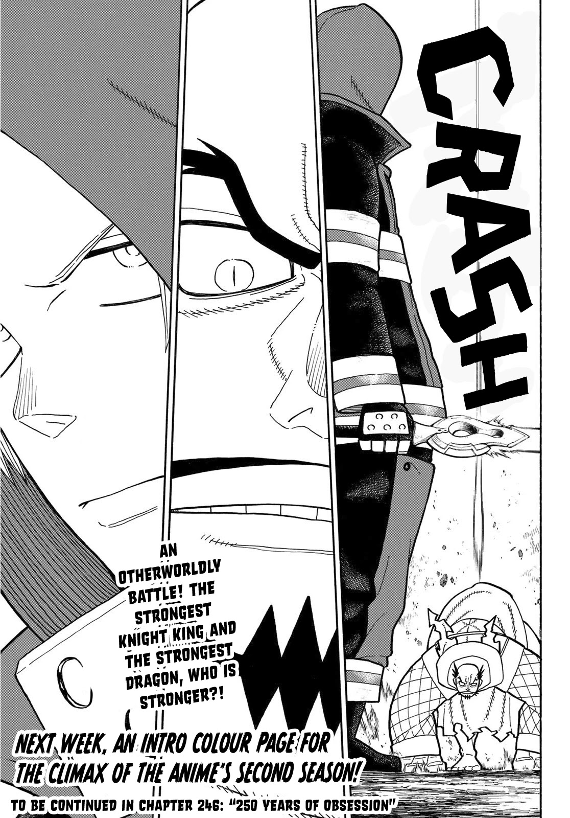 Enen no Shouboutai Chapter 245 page 17 - Chapter 245: Dragon vs. Knight, The Rematch