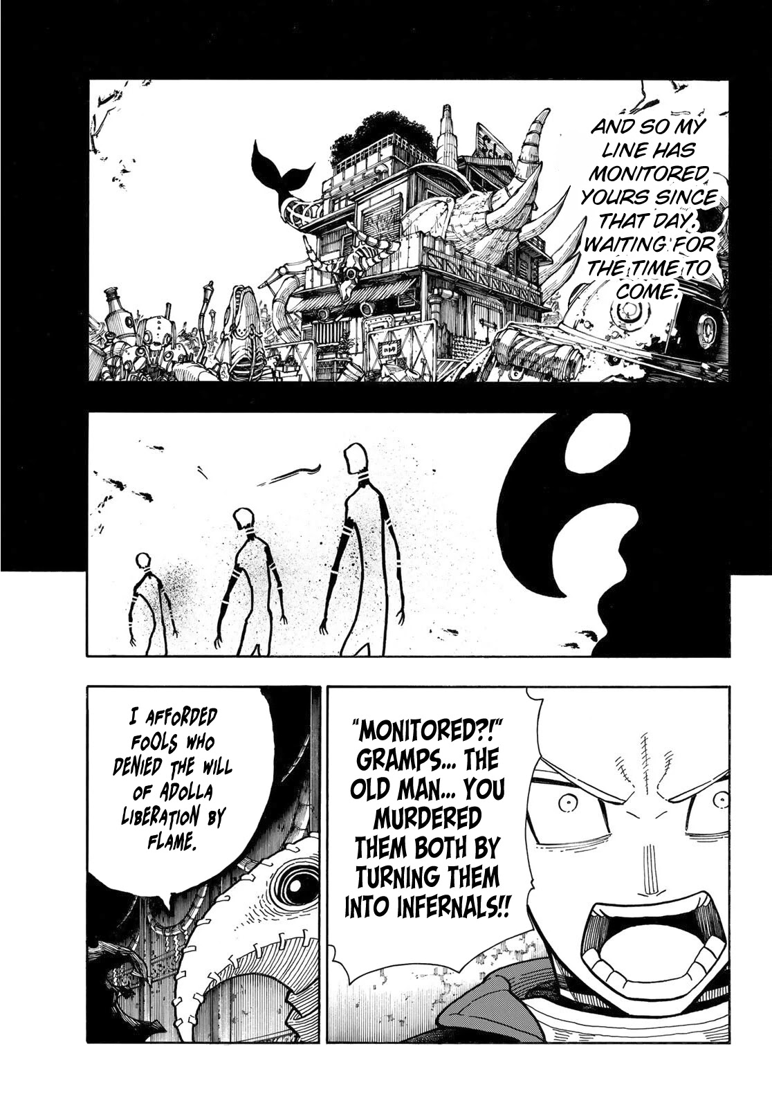 Enen no Shouboutai Chapter 247 page 11 - Chapter 247: 250 Years of Obsession