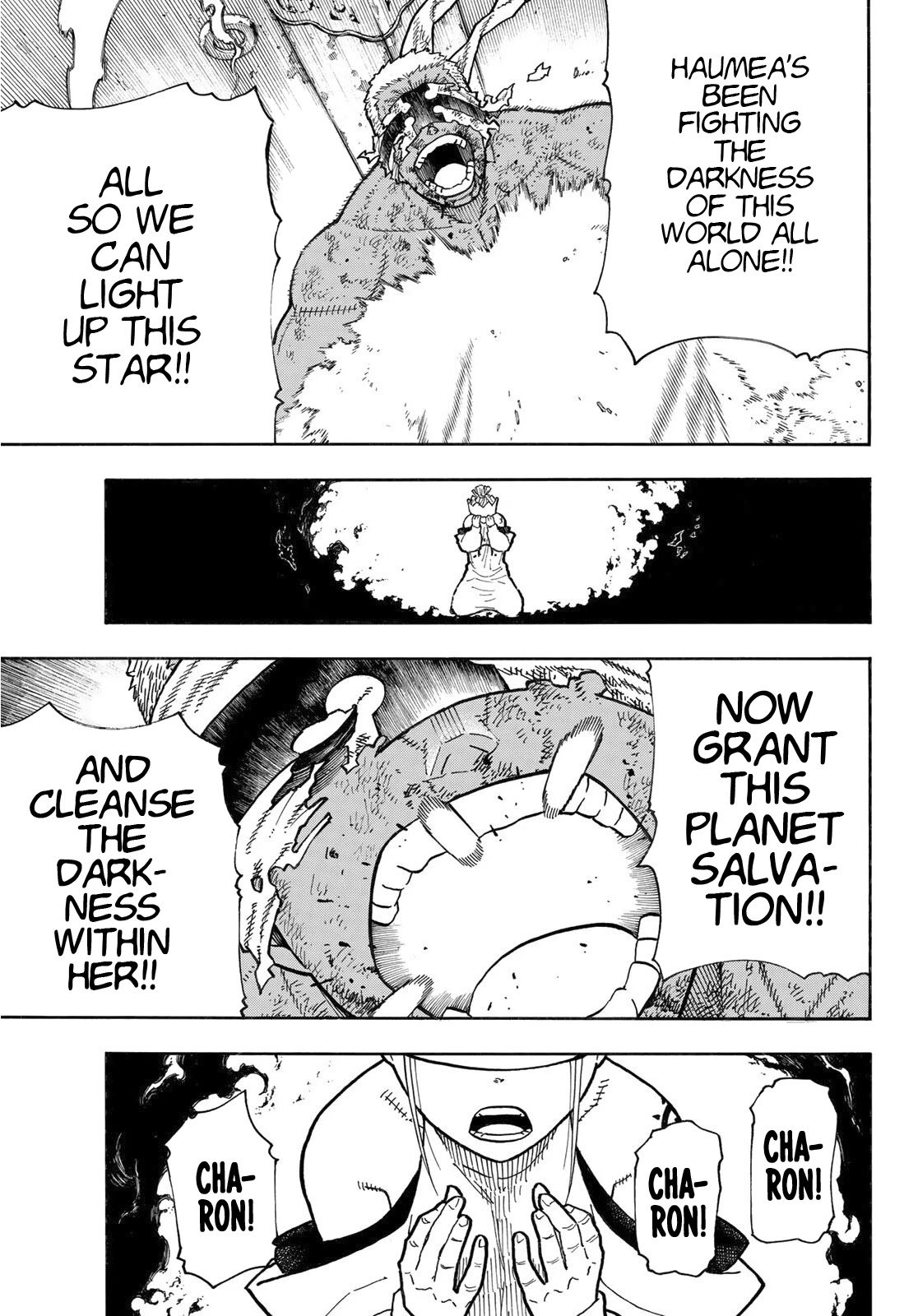 Enen no Shouboutai Chapter 251 page 18 - Chapter 251: Laughter as the Shield Crumbles