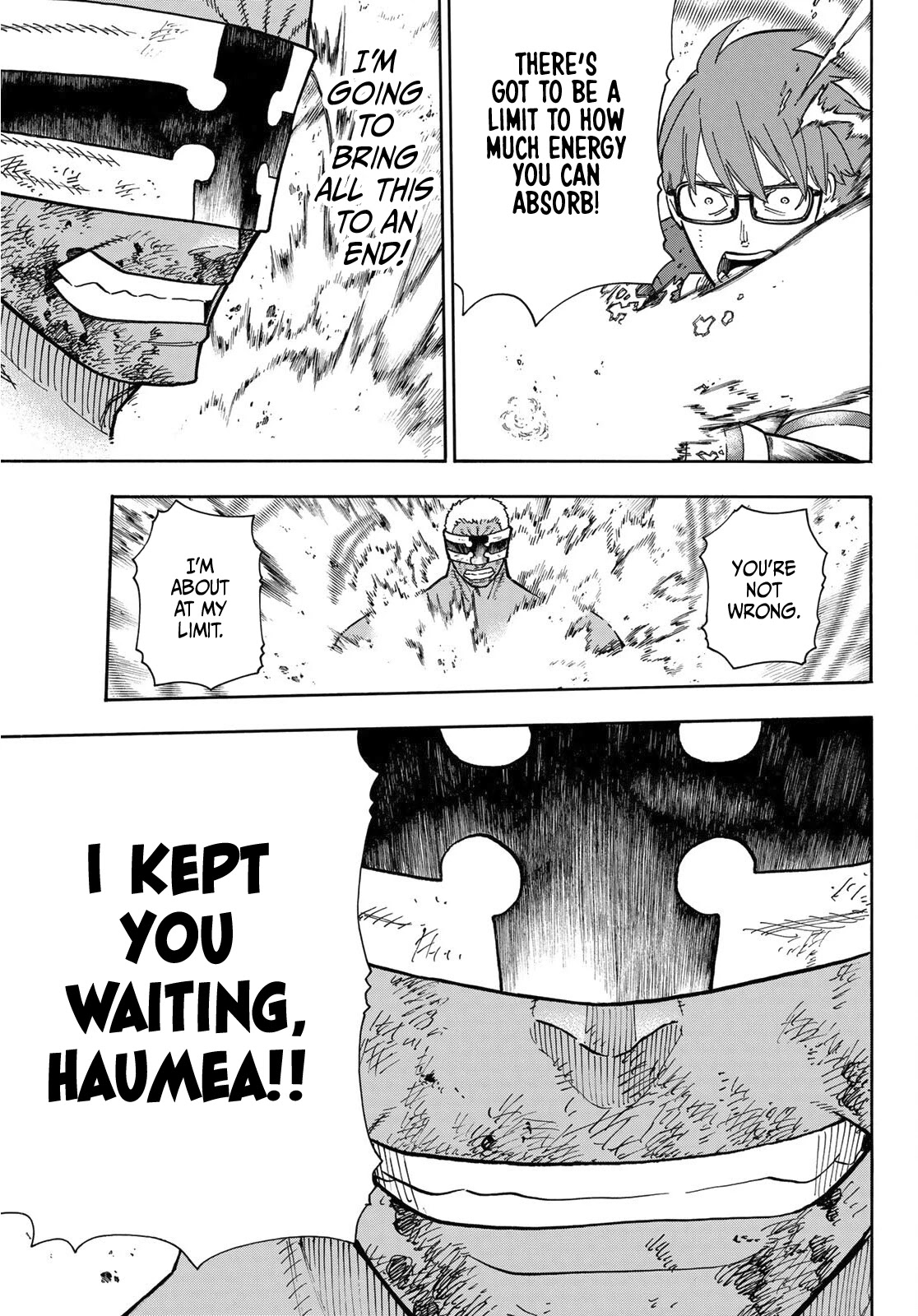Enen no Shouboutai Chapter 251 page 4 - Chapter 251: Laughter as the Shield Crumbles