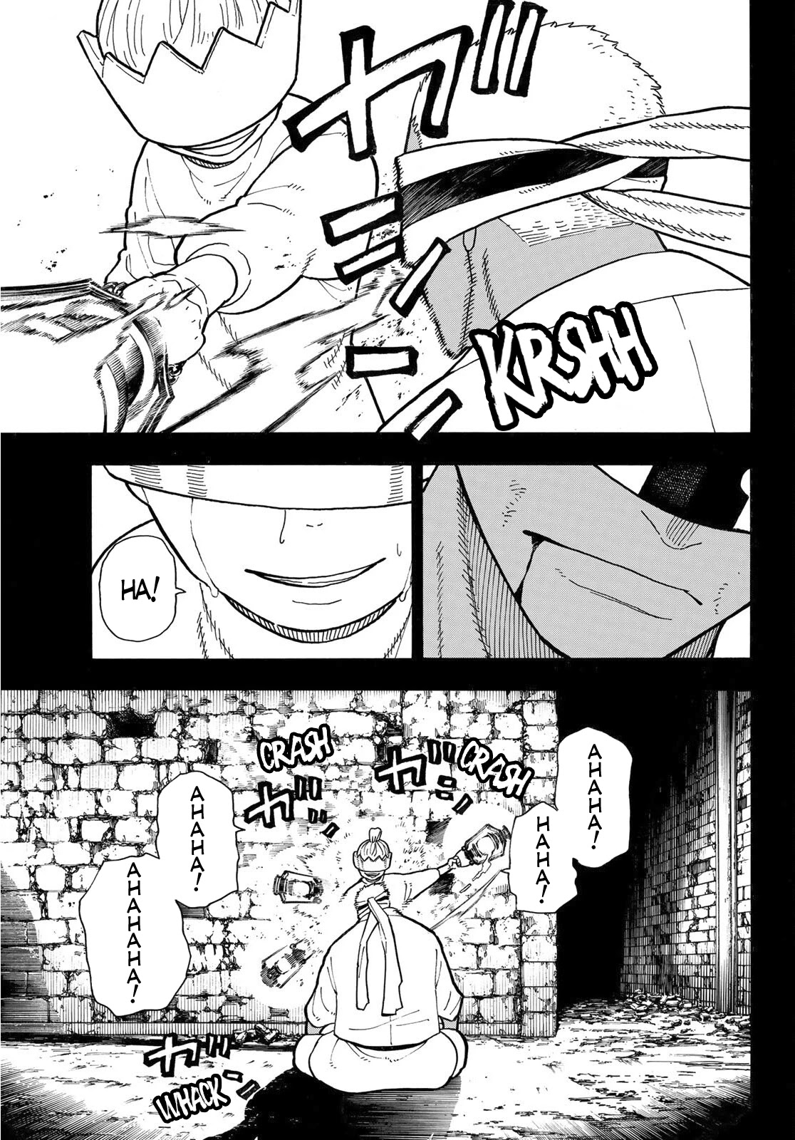 Enen no Shouboutai Chapter 251 page 8 - Chapter 251: Laughter as the Shield Crumbles