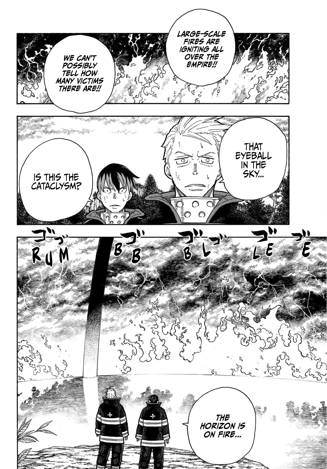 Enen no Shouboutai Chapter 253 page 3 - Chapter 253: The Devouring Shadow