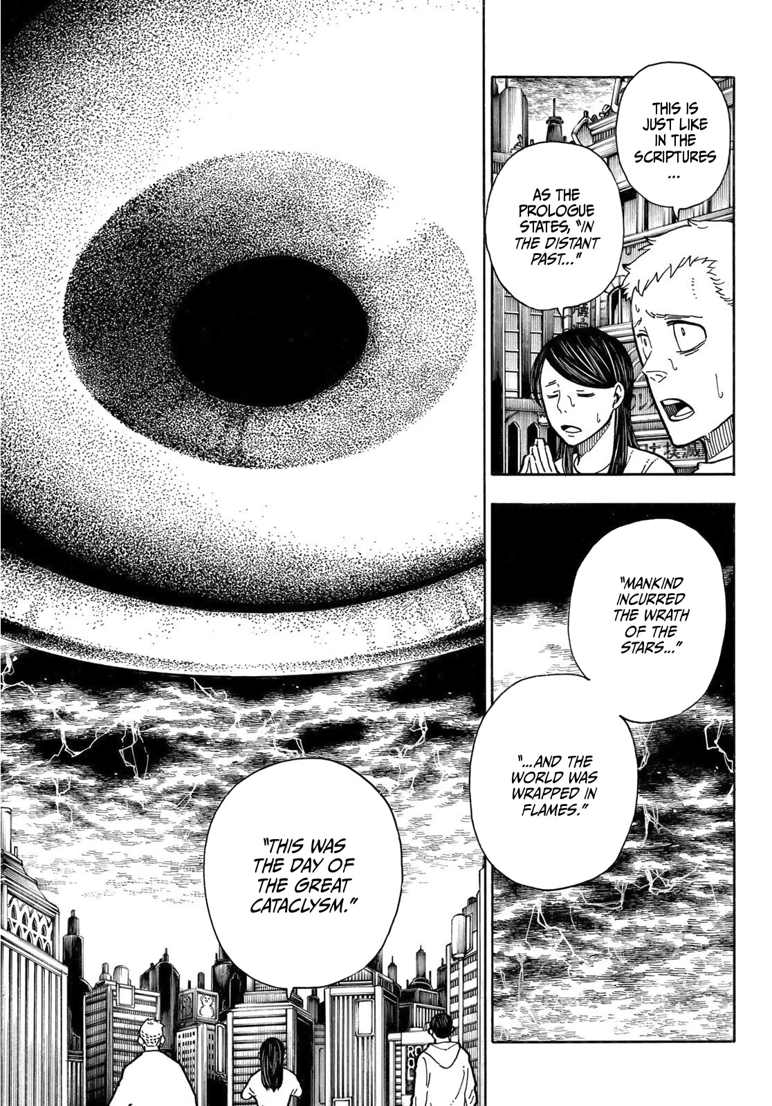 Enen no Shouboutai Chapter 253 page 4 - Chapter 253: The Devouring Shadow