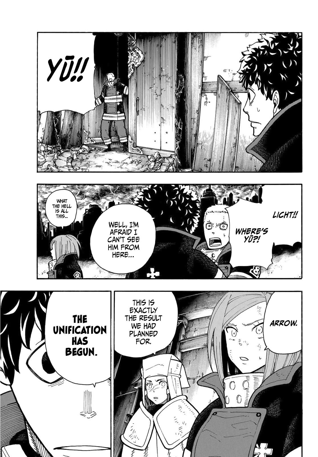 Enen no Shouboutai Chapter 253 page 8 - Chapter 253: The Devouring Shadow