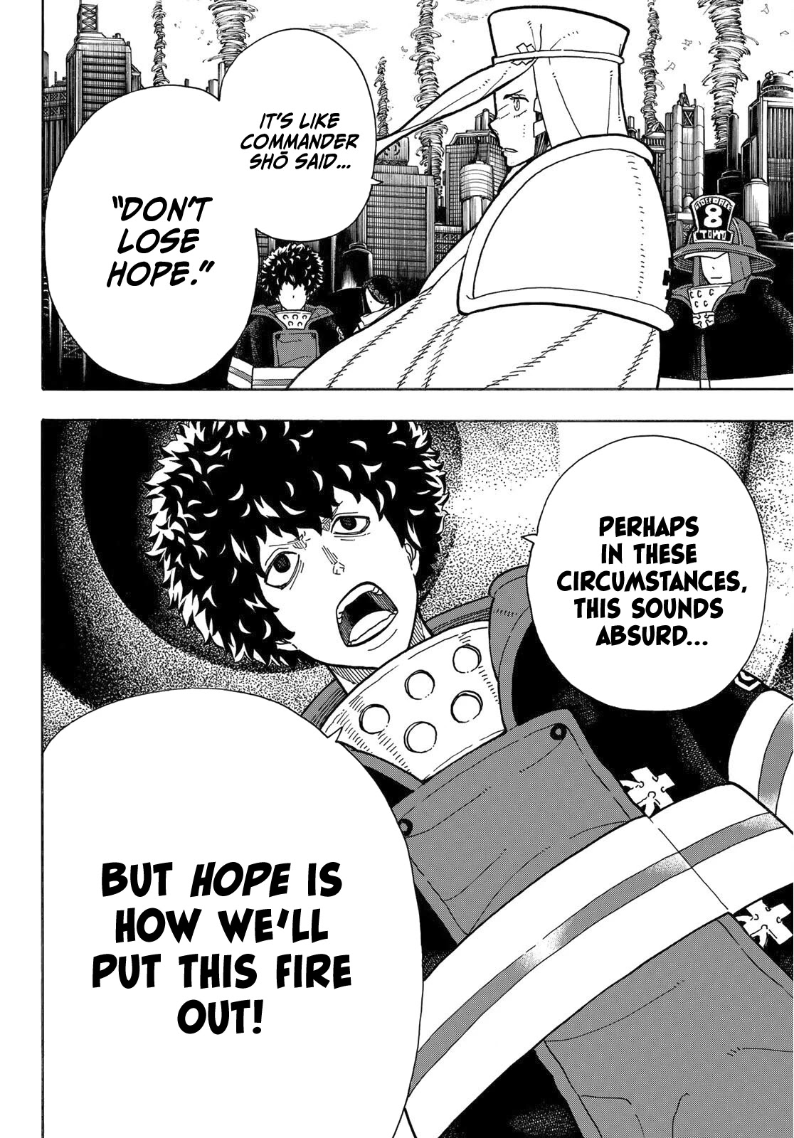 Enen no Shouboutai Chapter 254 page 11 - Chapter 254: The Whereabouts of Hope