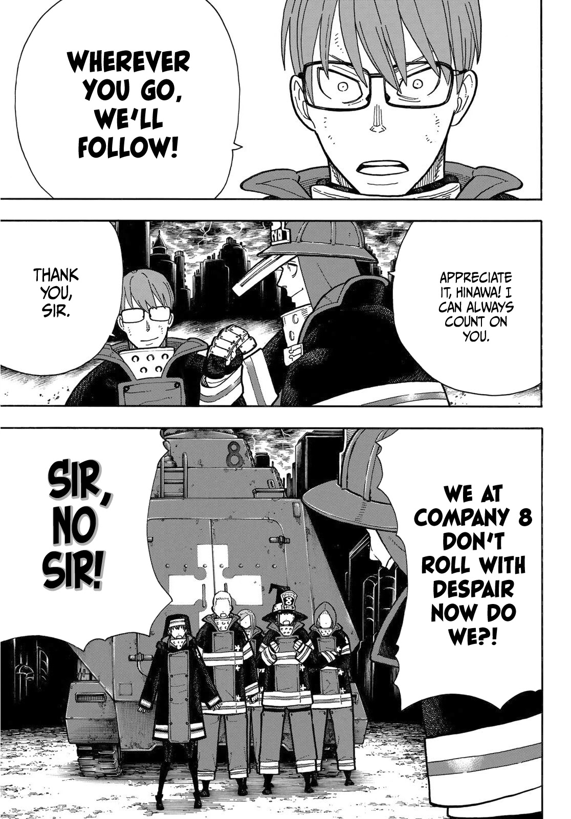 Enen no Shouboutai Chapter 254 page 14 - Chapter 254: The Whereabouts of Hope