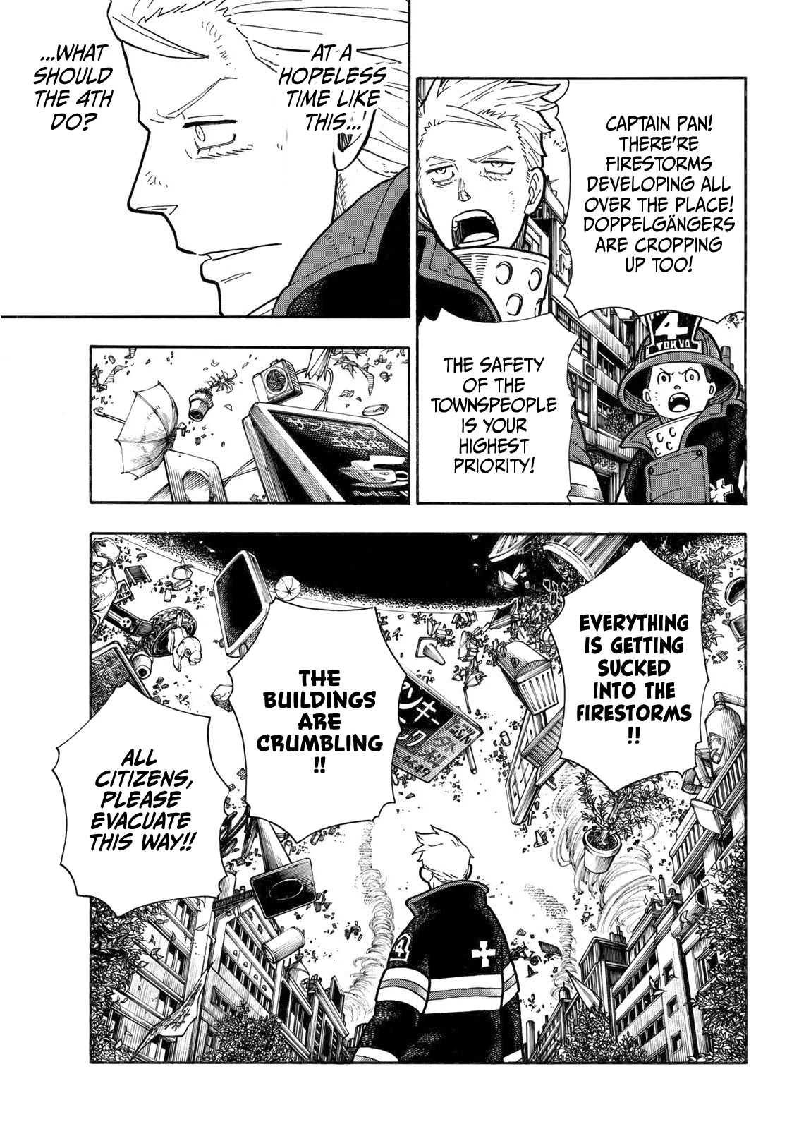 Enen no Shouboutai Chapter 255 page 4 - Chapter 255: The Seventh Pillar