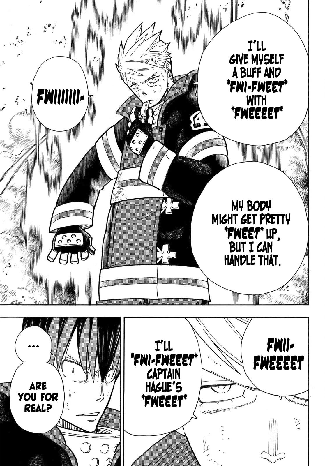 Enen no Shouboutai Chapter 257 page 18 - Chapter 257: The Bastard Incarnation of Hot-Blooded Despair