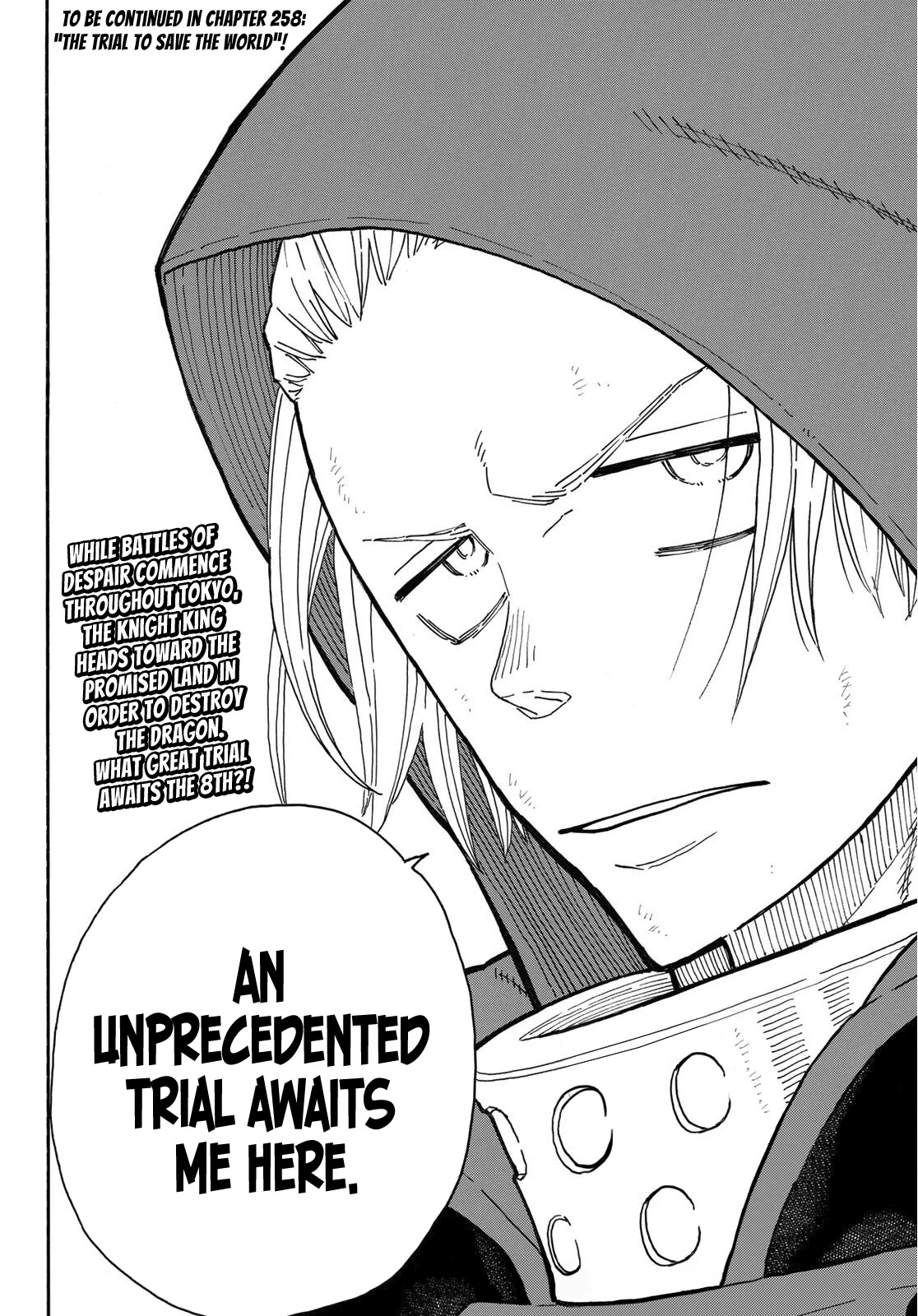Enen no Shouboutai Chapter 257 page 21 - Chapter 257: The Bastard Incarnation of Hot-Blooded Despair