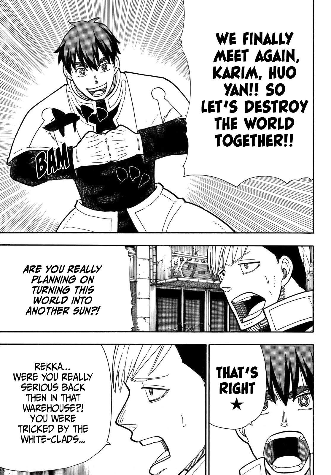 Enen no Shouboutai Chapter 257 page 6 - Chapter 257: The Bastard Incarnation of Hot-Blooded Despair
