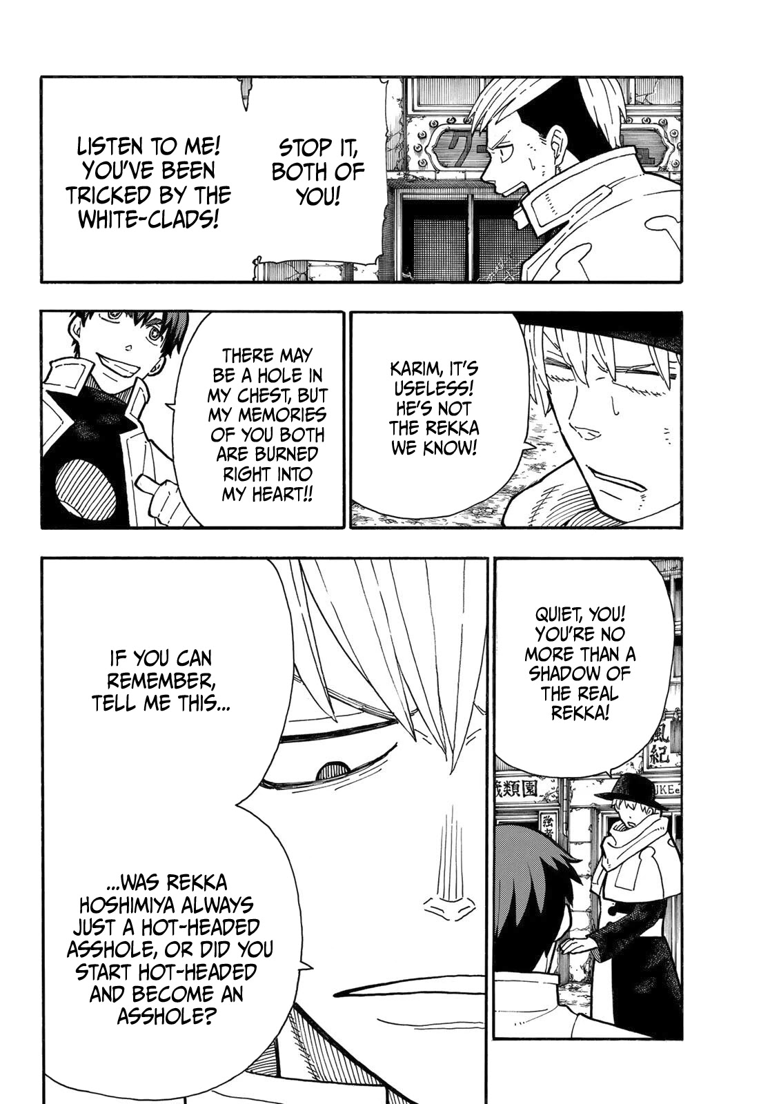 Enen no Shouboutai Chapter 257 page 9 - Chapter 257: The Bastard Incarnation of Hot-Blooded Despair