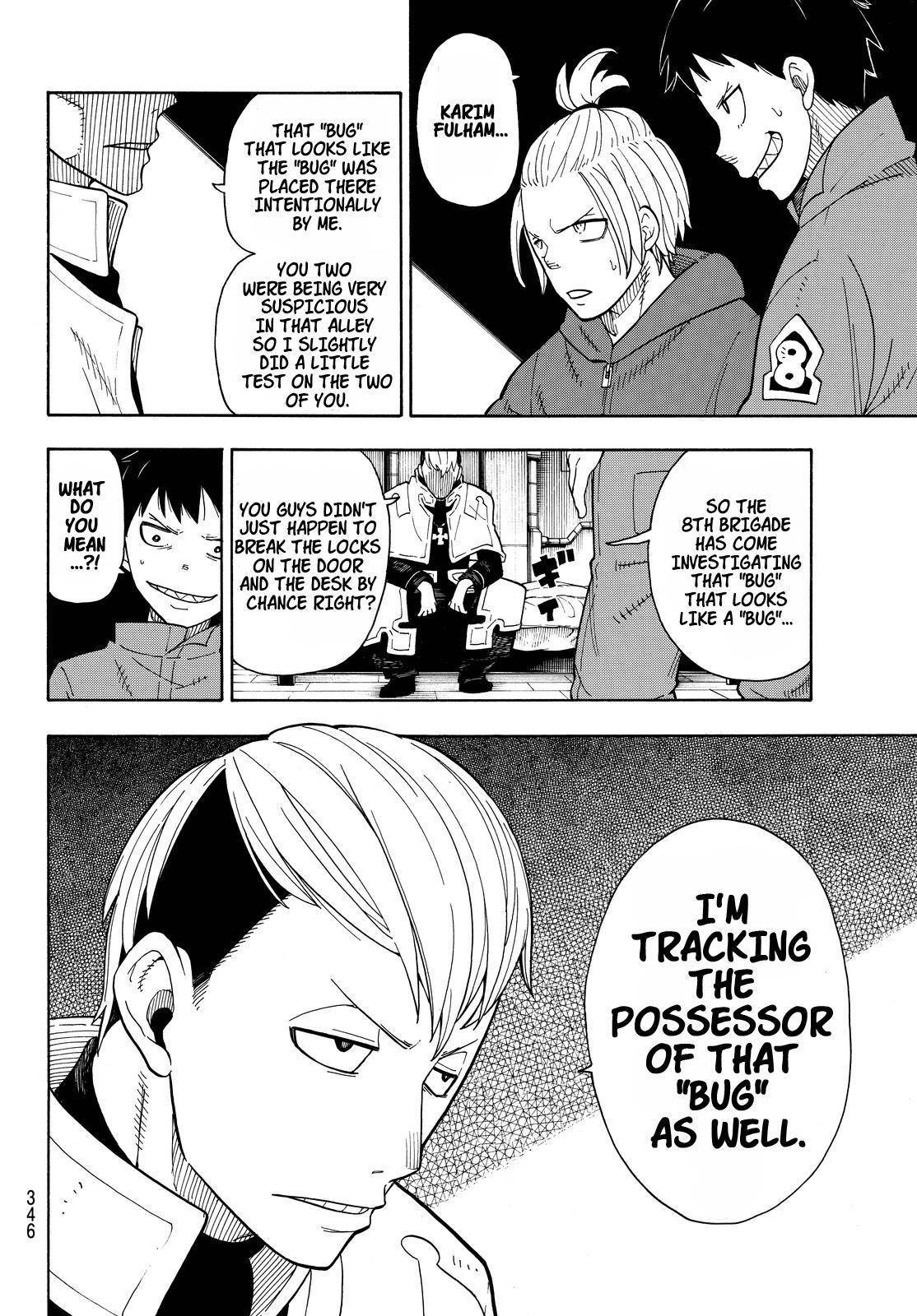 Enen no Shouboutai Chapter 26 page 14 - Chapter 26: The Bug of Flames