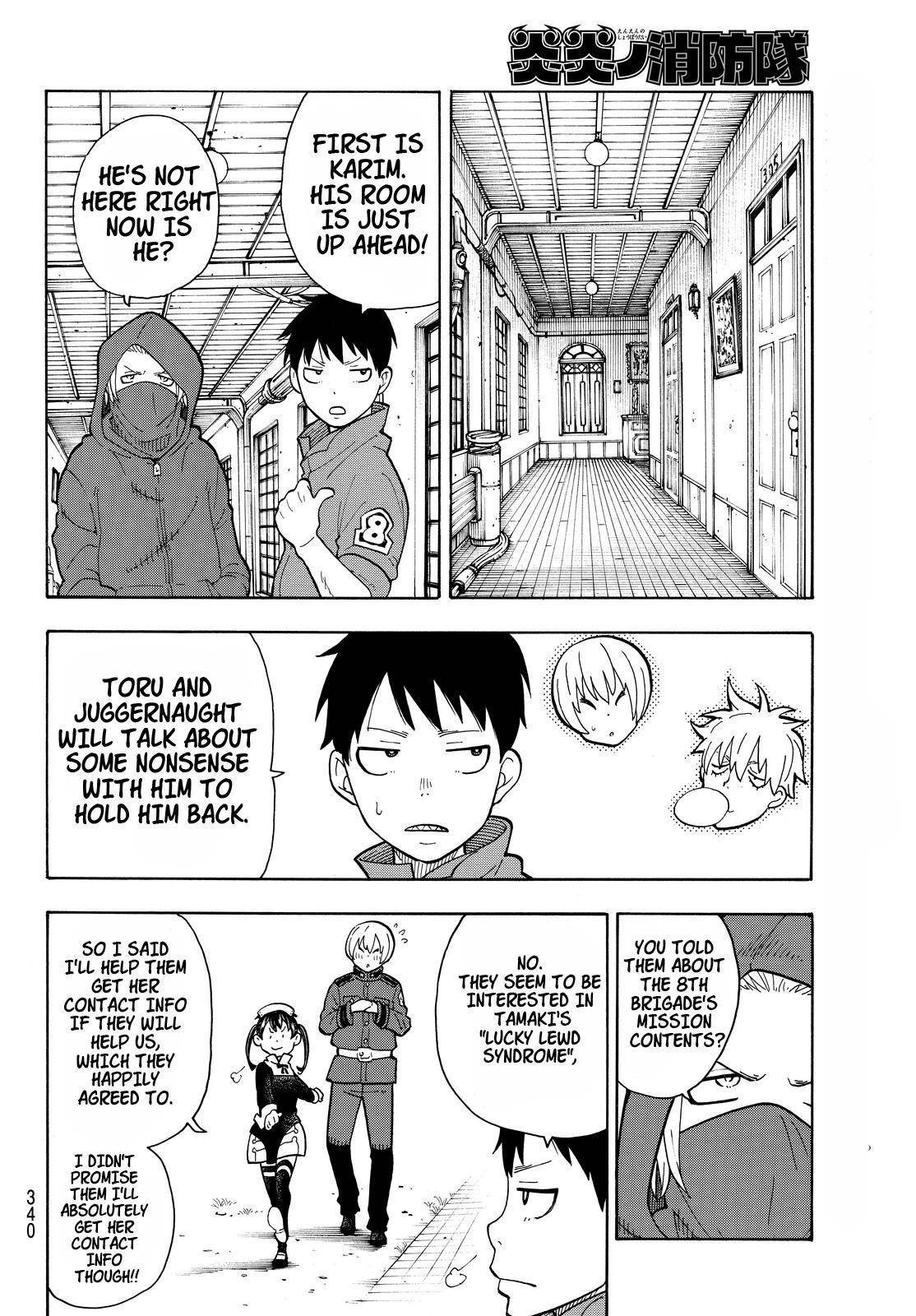 Enen no Shouboutai Chapter 26 page 8 - Chapter 26: The Bug of Flames