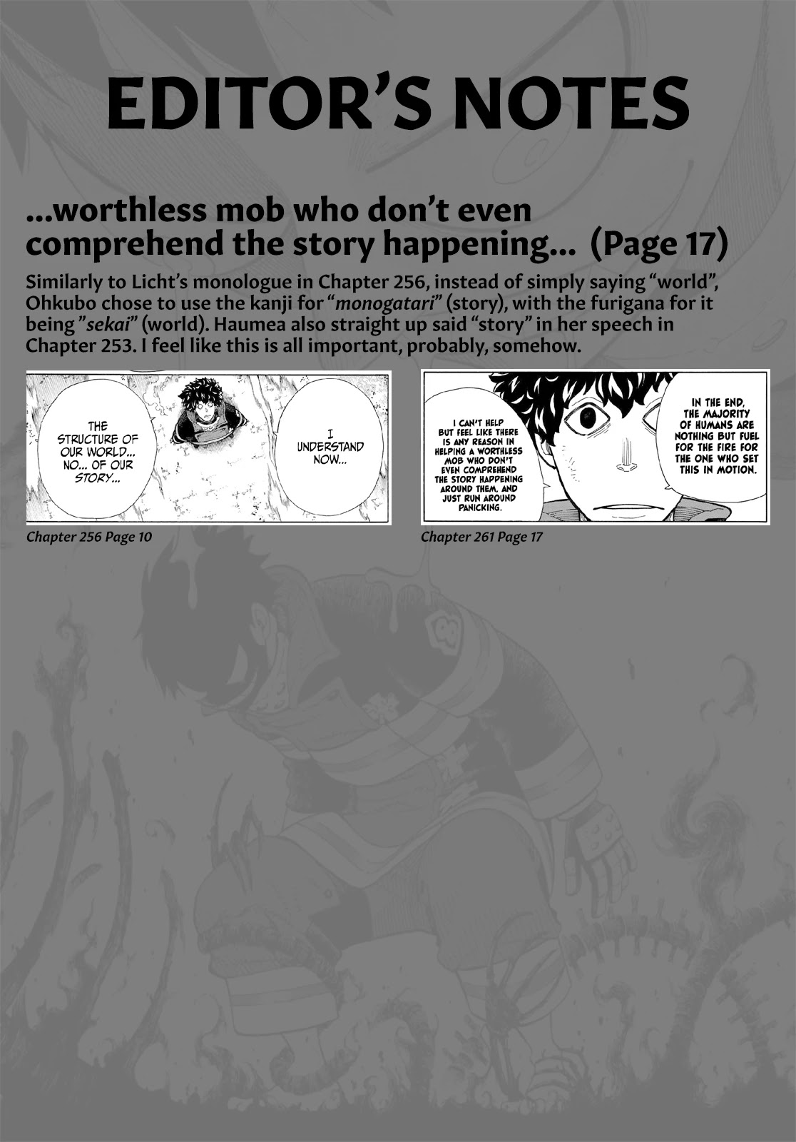 Enen no Shouboutai Chapter 261 page 23 - Chapter 261