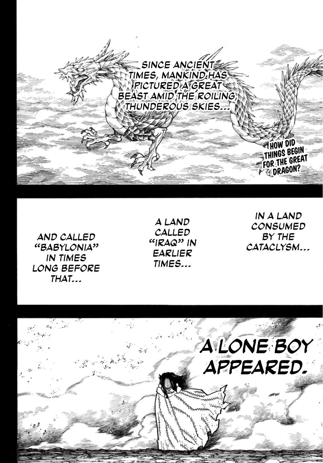 Enen no Shouboutai Chapter 264 page 3 - Chapter 264: He Who Transcends