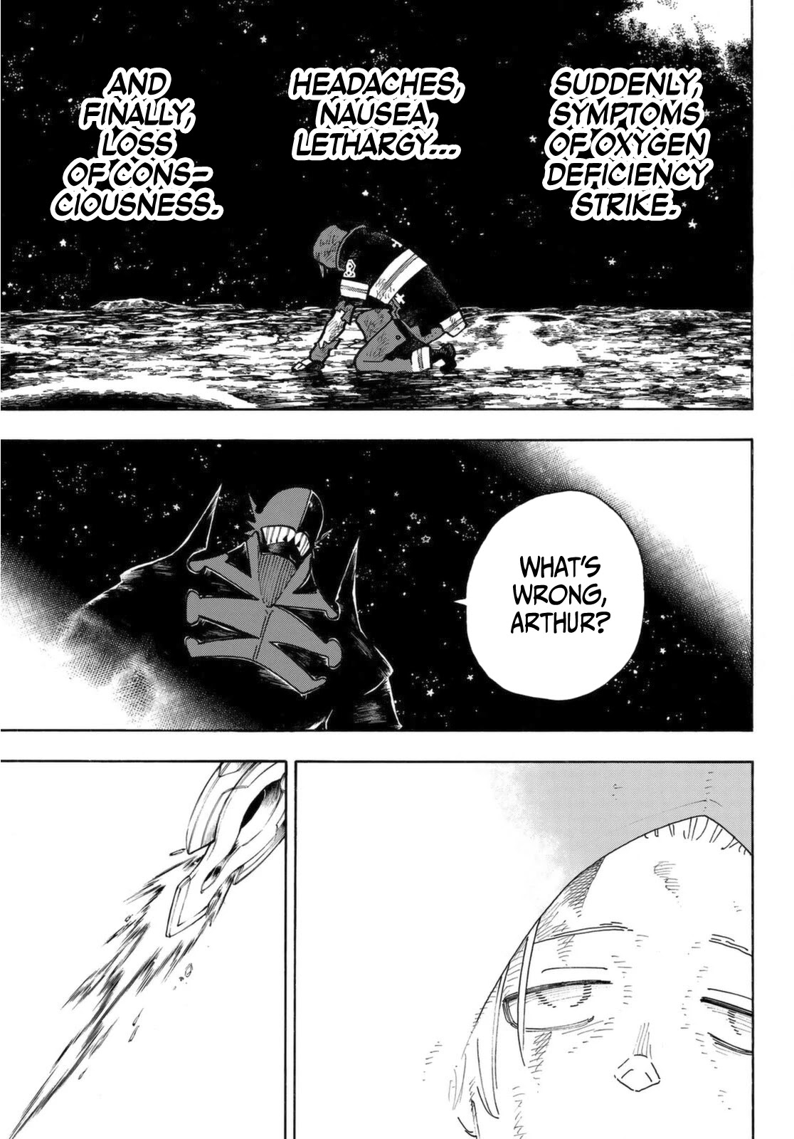 Enen no Shouboutai Chapter 267 page 13 - Chapter 267: Space Knight