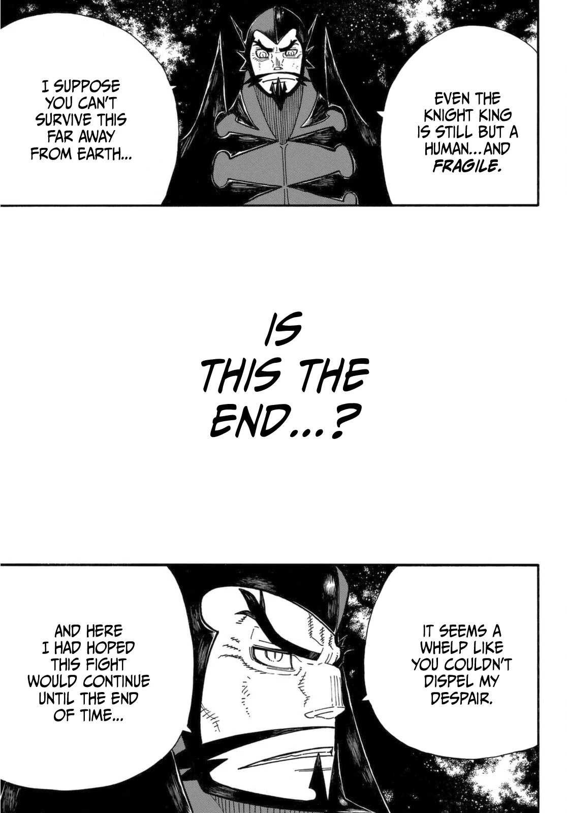 Enen no Shouboutai Chapter 267 page 15 - Chapter 267: Space Knight