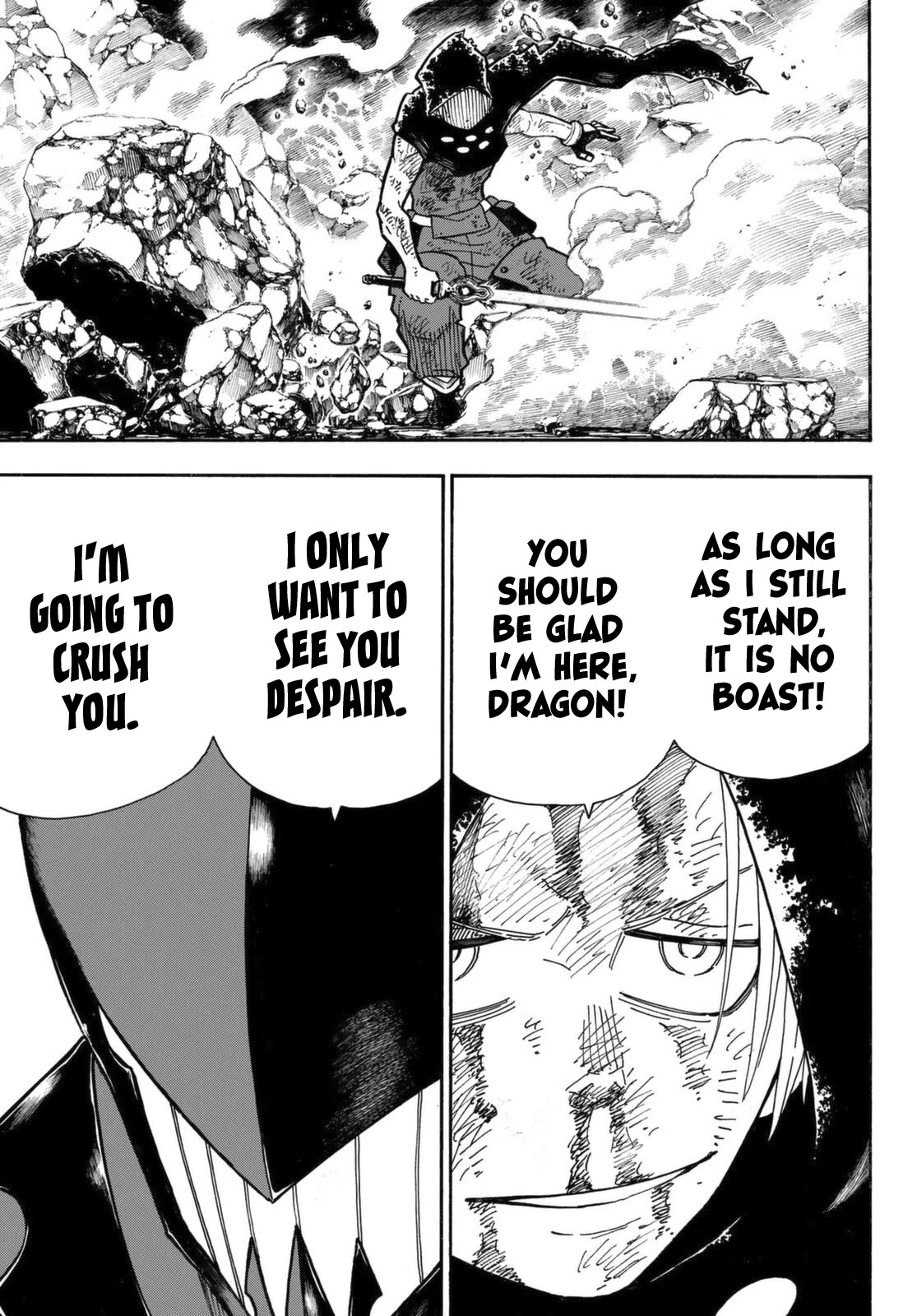 Enen no Shouboutai Chapter 268 page 11 - Chapter 268: The Knight King's Battle Armor
