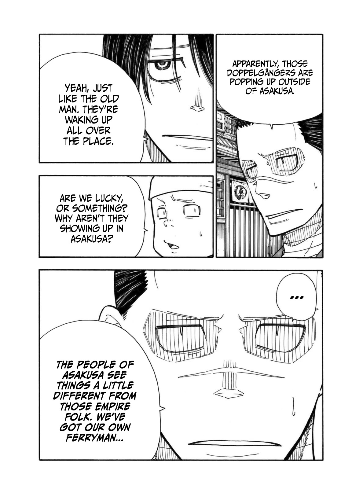 Enen no Shouboutai Chapter 268 page 13 - Chapter 268: The Knight King's Battle Armor