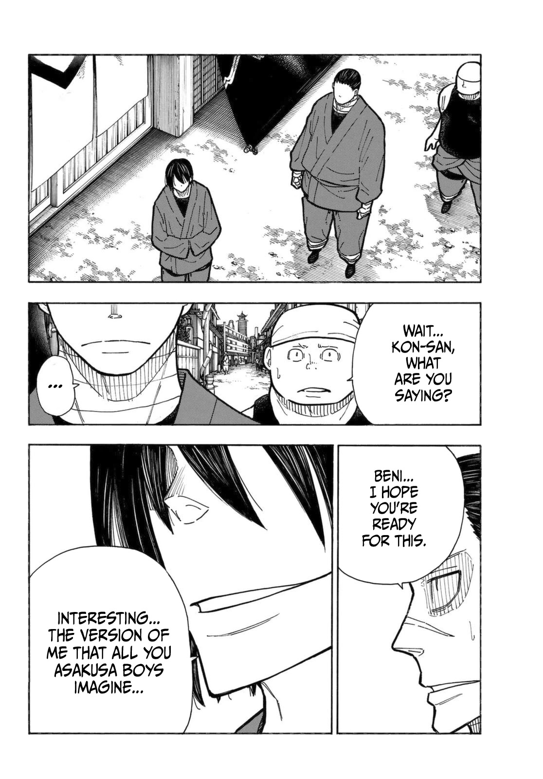 Enen no Shouboutai Chapter 268 page 14 - Chapter 268: The Knight King's Battle Armor